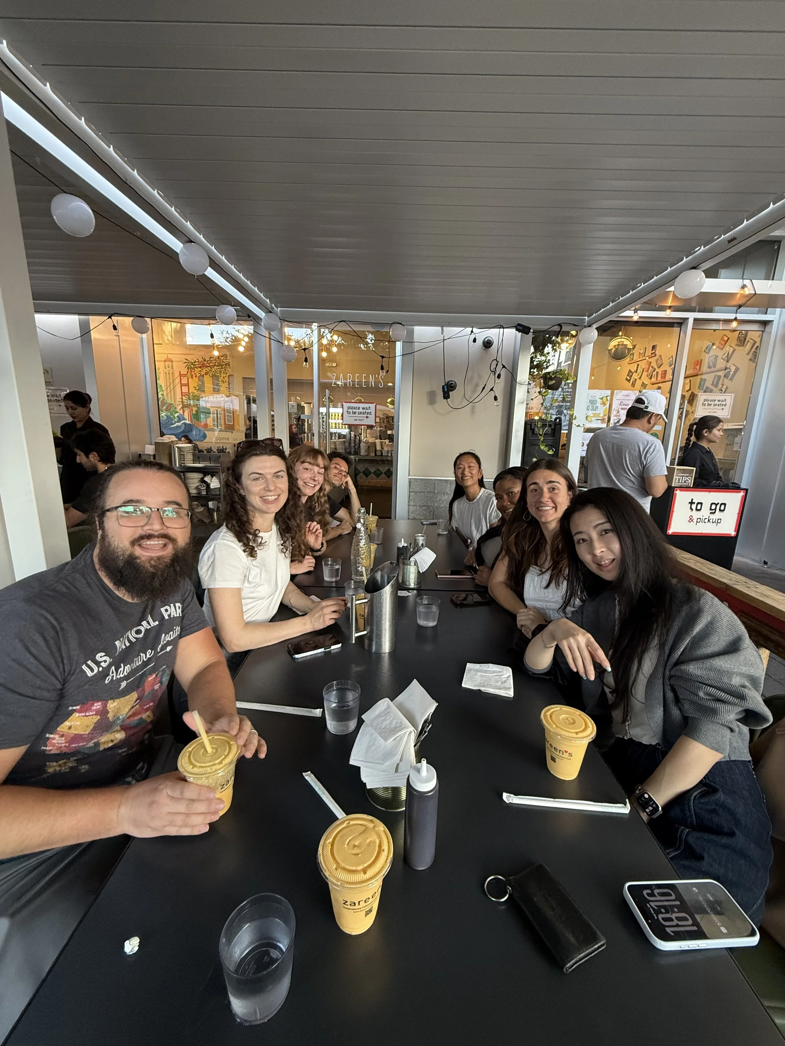 Billington Lab has send-off dinner for Dr.Eva Bianchi! 