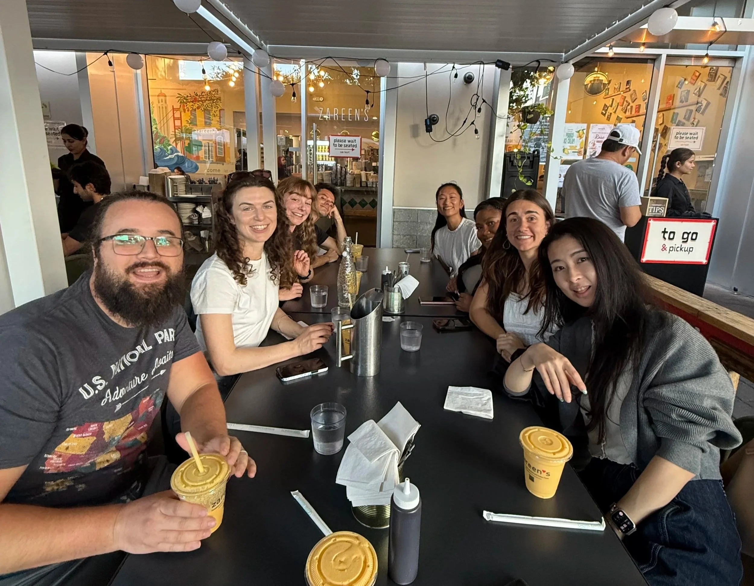Billington Lab has send-off dinner for Dr. Eva Bianchi! 