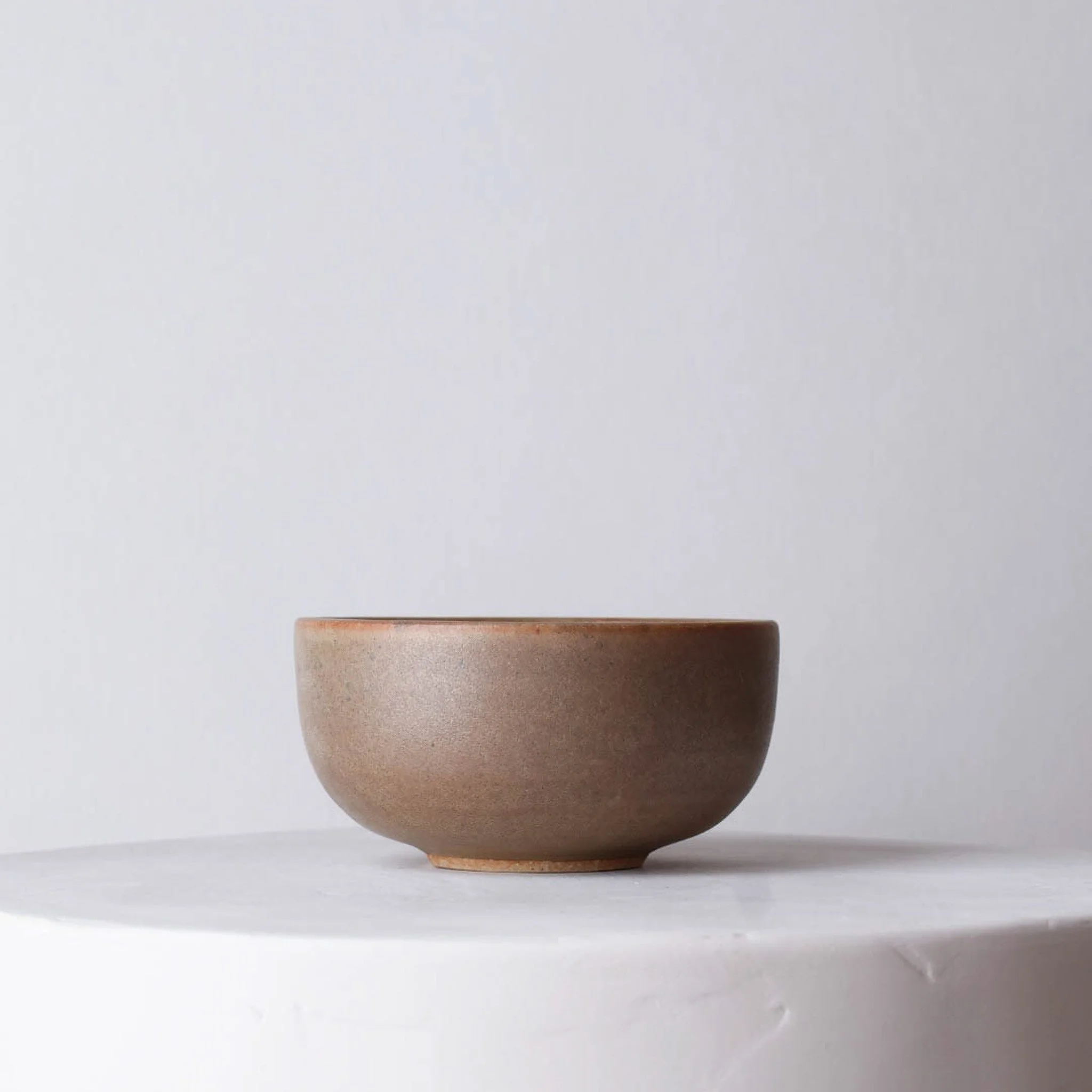 Small Stoneware Snack Bowl - Taupe