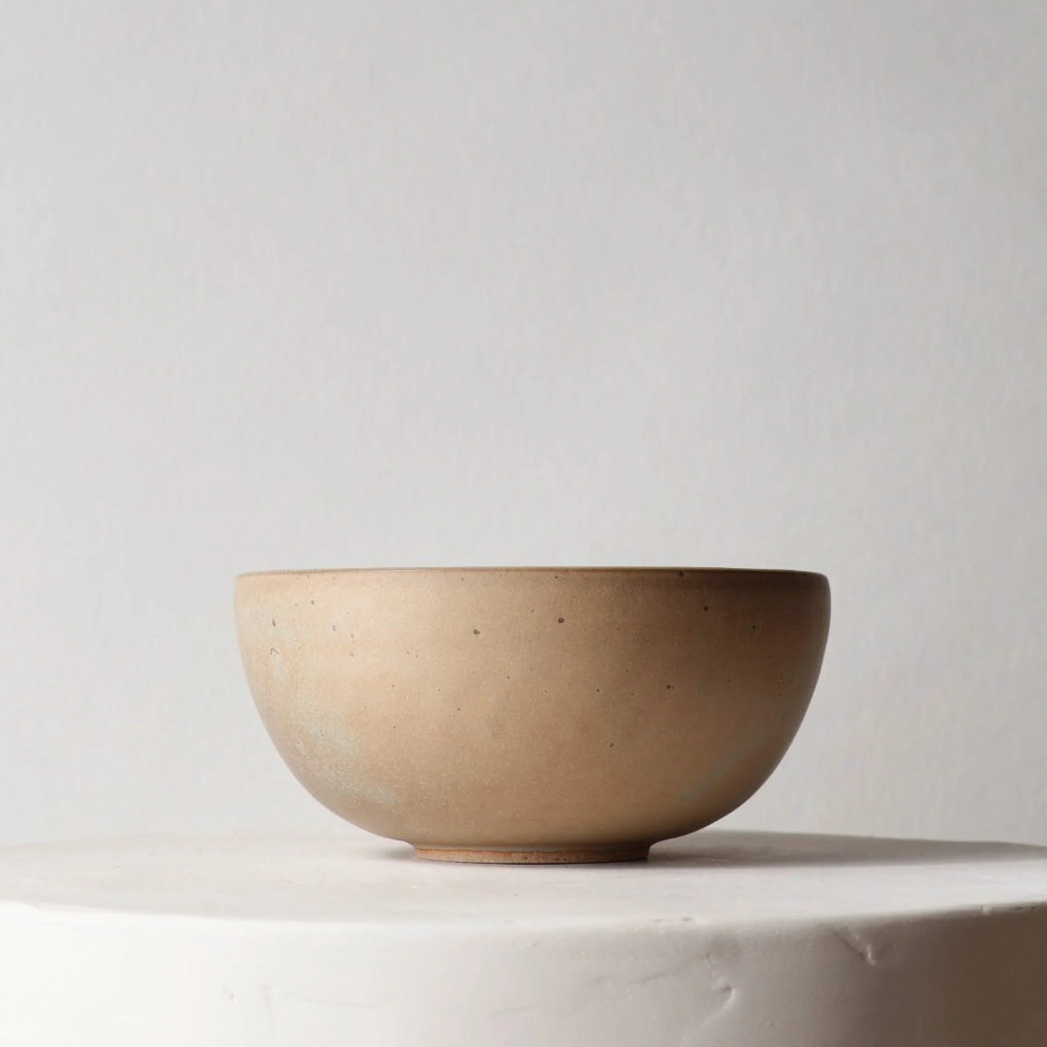 Handmade Cereal/Soup Bowl — Mushroom Glaze