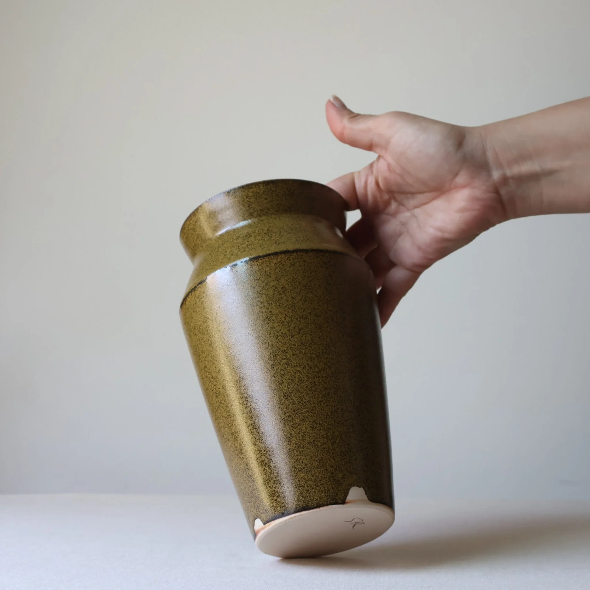olive-speckle-flared-vase-2.jpg
