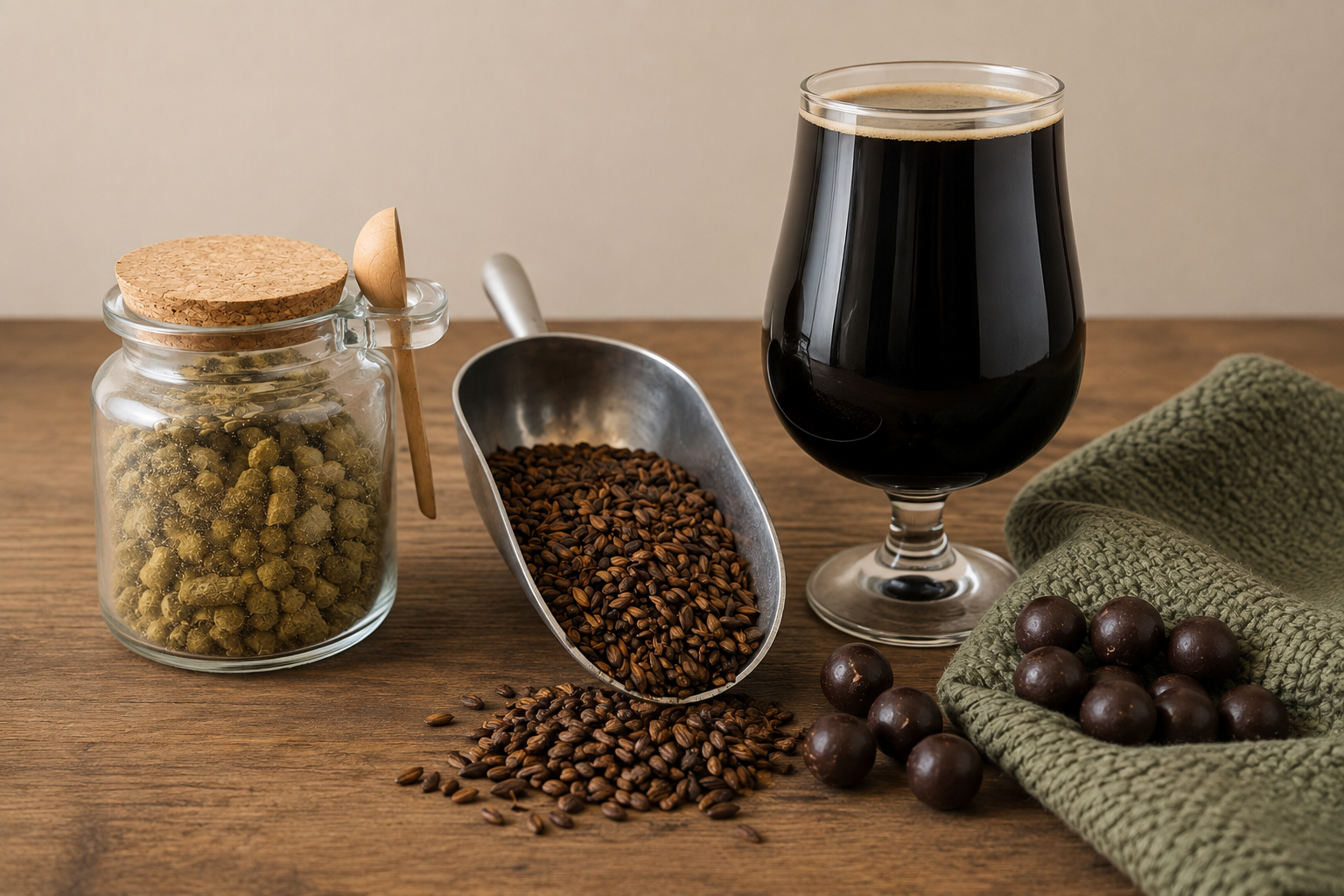 Dark and smooth ale with brewing notes of hops, chocolate, and brown malt