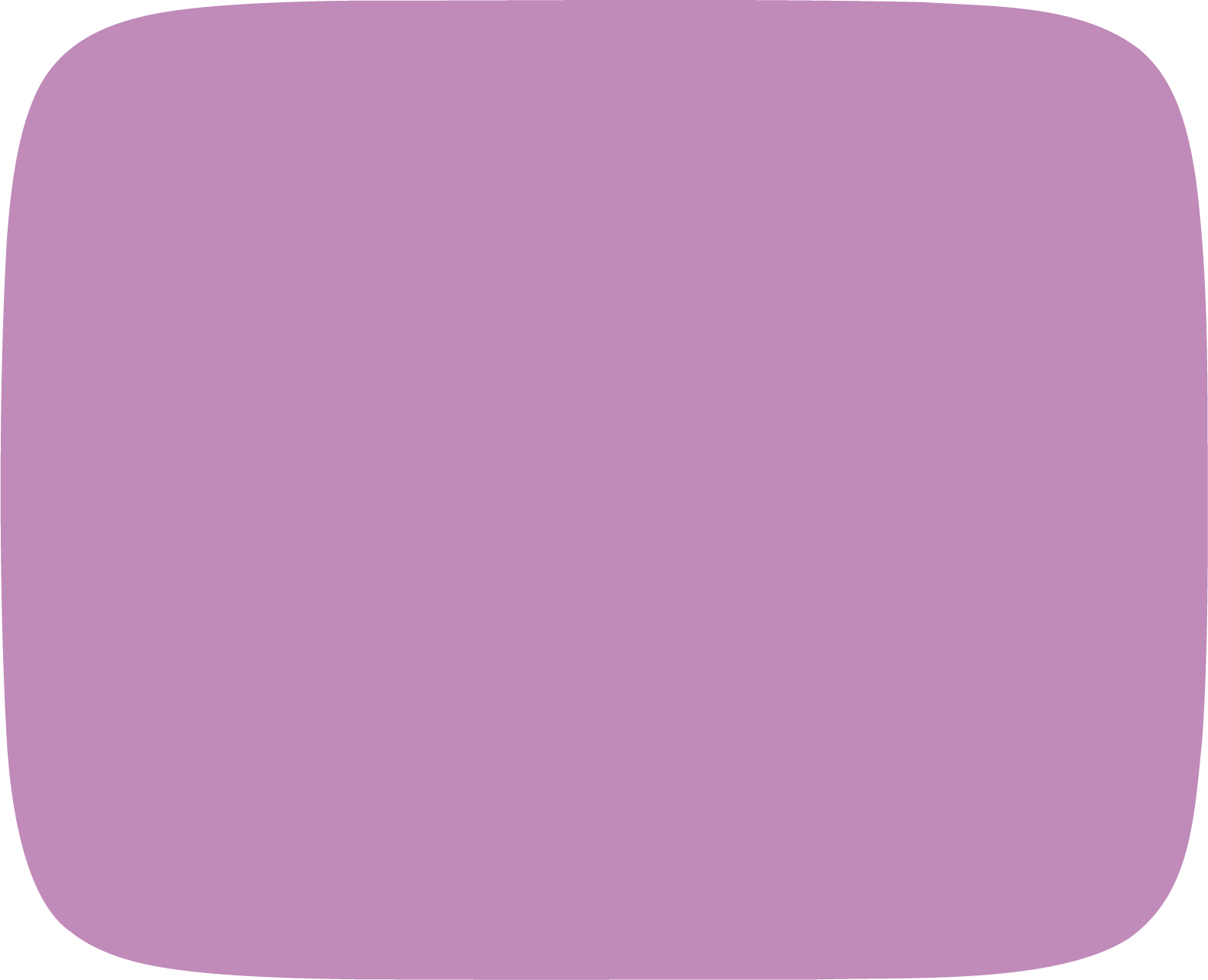 A rounded rectangle shape.