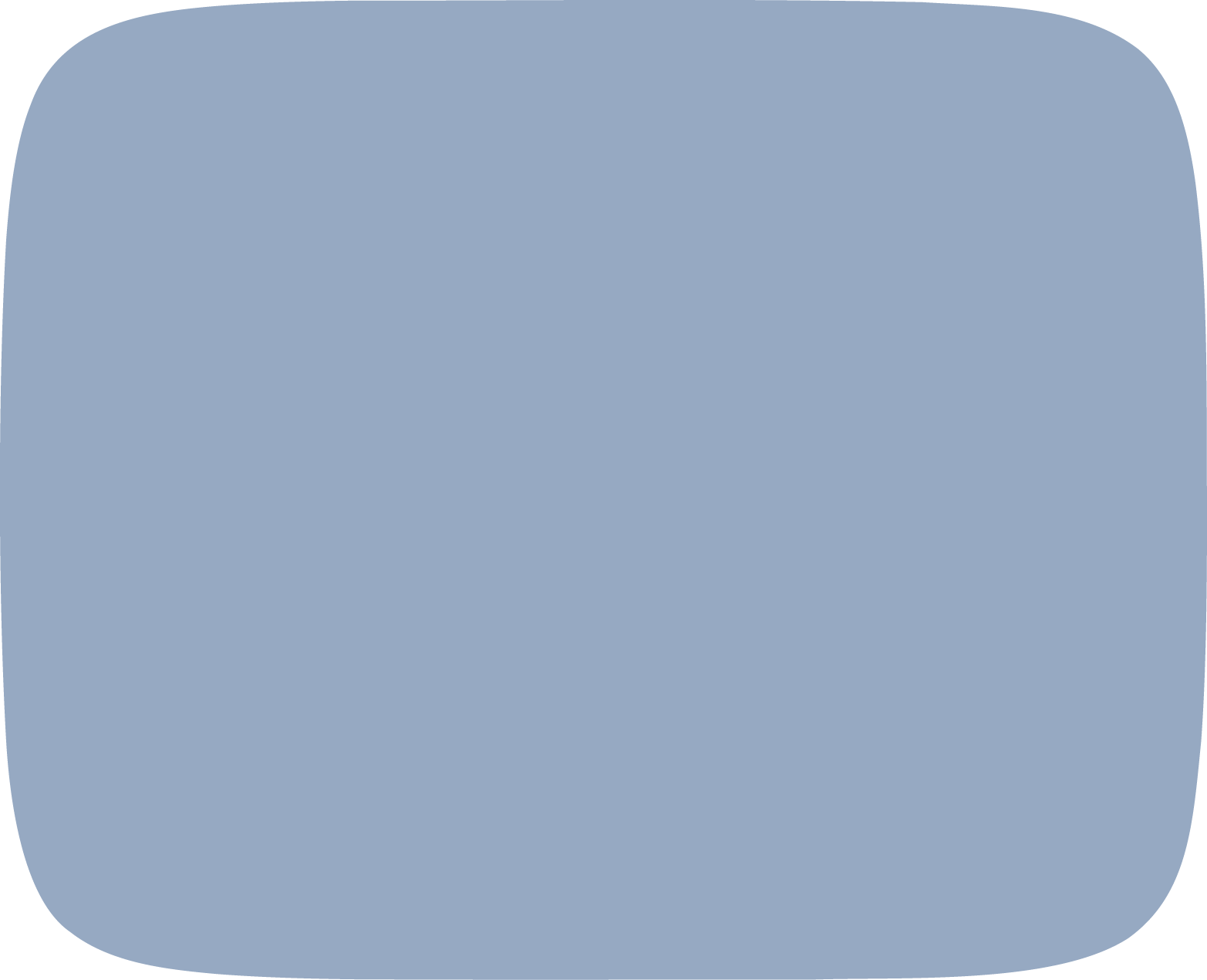 A rounded rectangle shape.