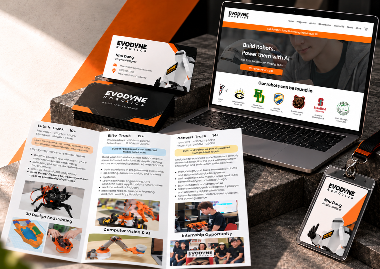 Evodyne Robotics Brand Identity