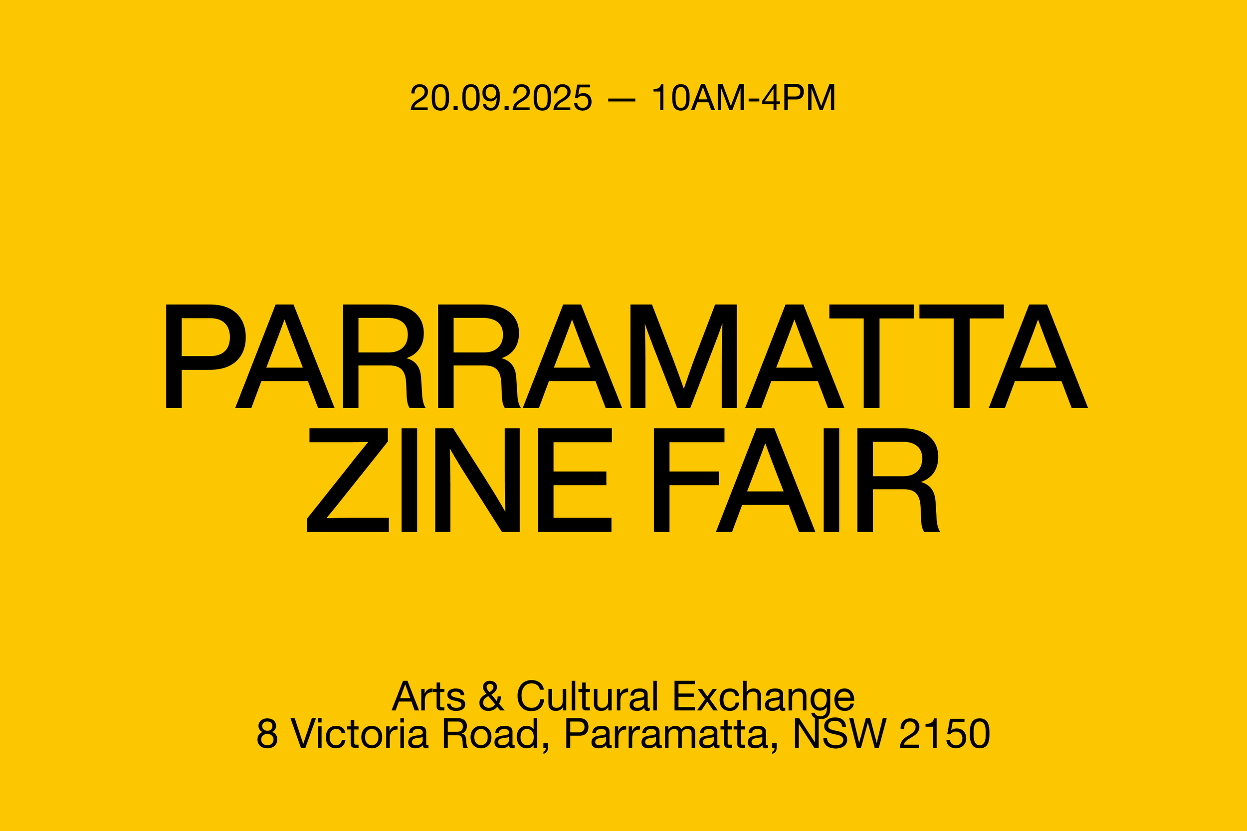 Parramatta Zine Fair 2025