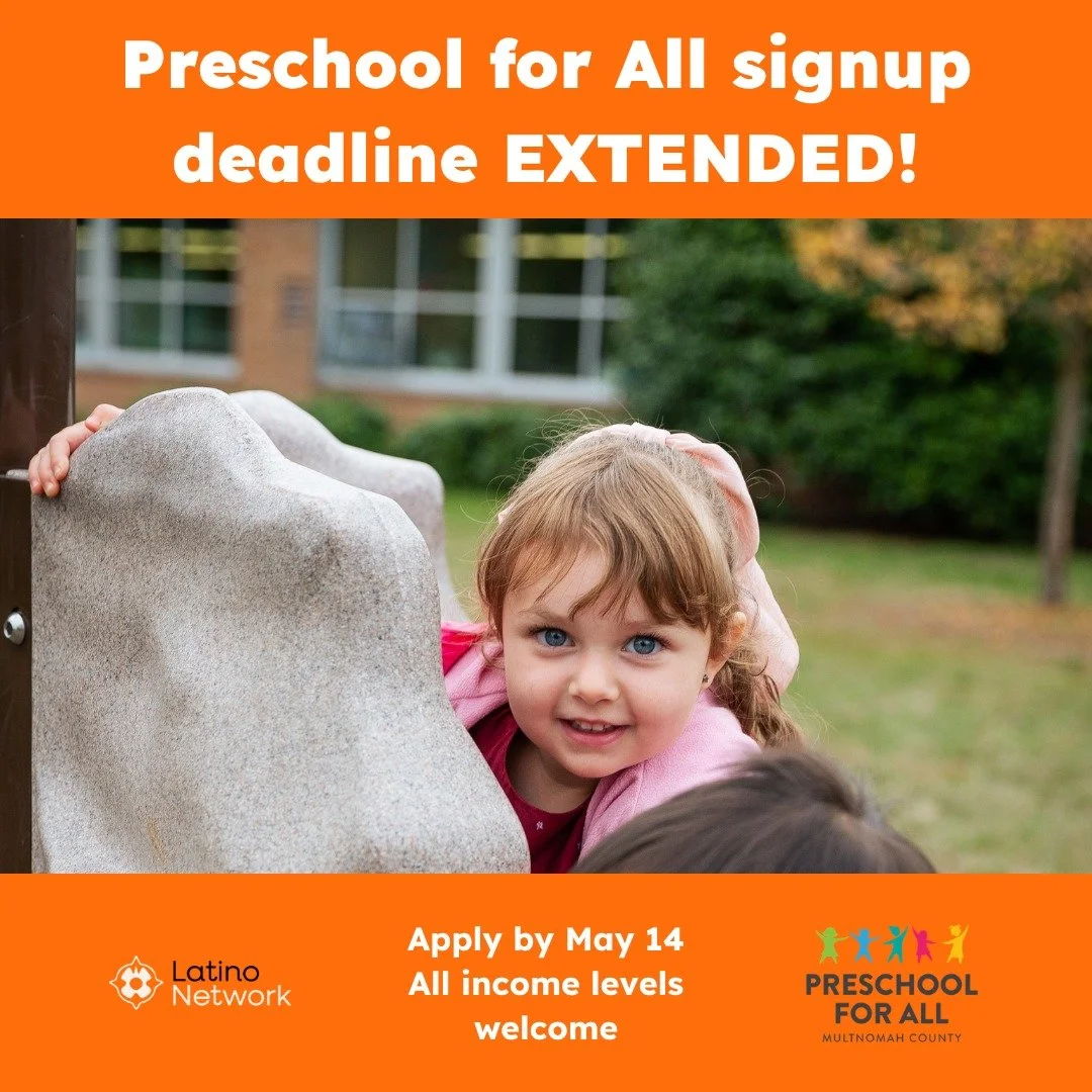 Preschool for All has approved even more seats than expected for the 2026&ndash;27 school year, and families now have two extra weeks to apply. The application deadline is now Thursday, May 14, 2026 at 11:59 PM. This is our biggest year yet, with mor