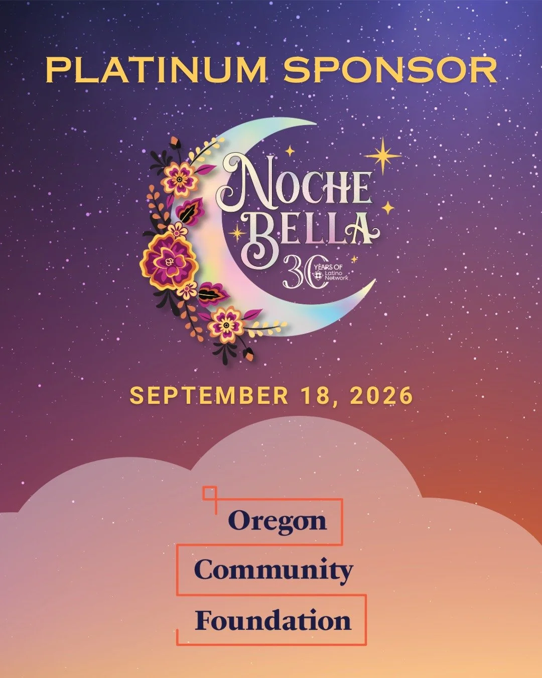 We&rsquo;re honored to recognize @the_ocf as a sponsor of Noche Bella 2026.

OCF invests in communities with the greatest need and potential, addressing inequities across Oregon. Thank you for supporting Latino Network and helping create lasting chan