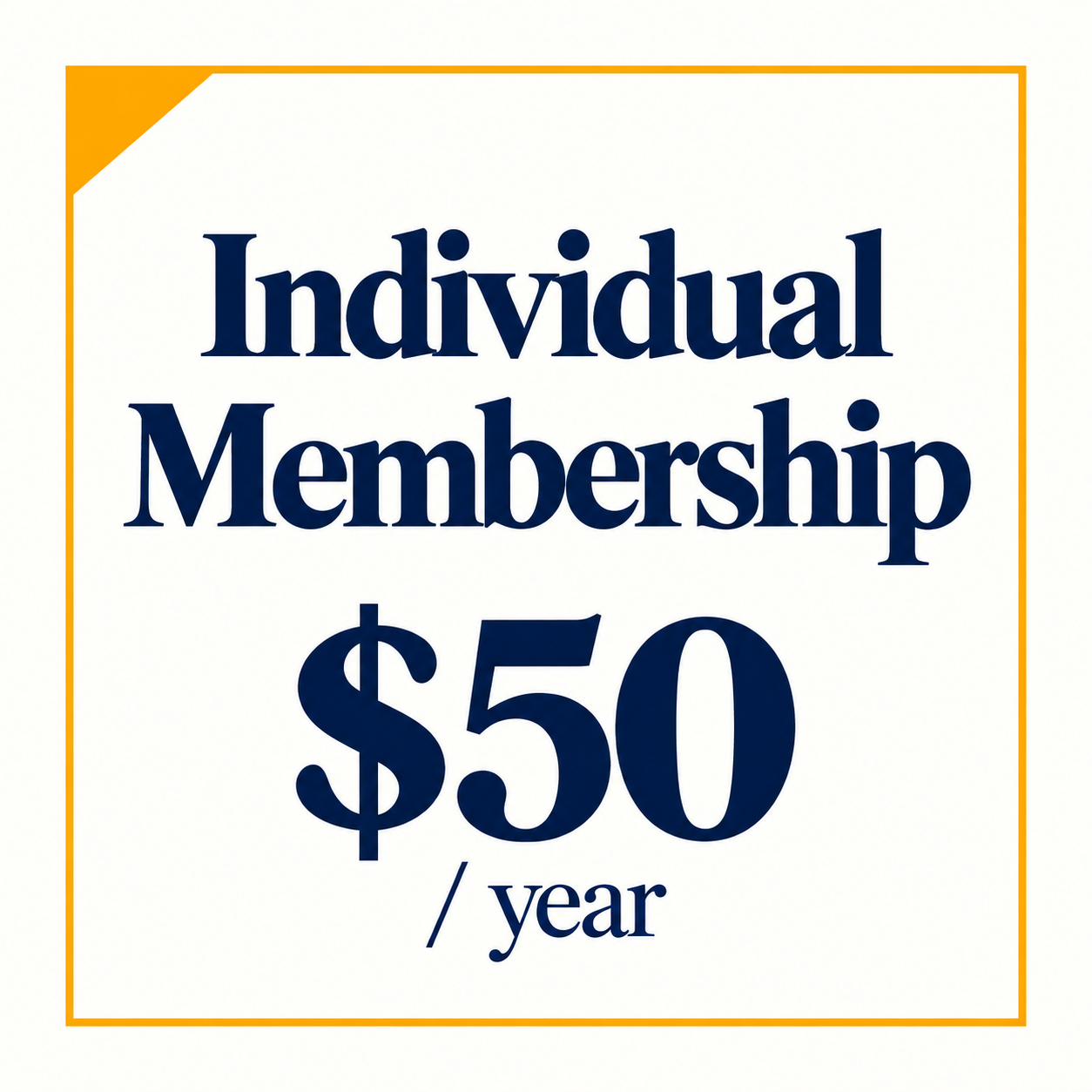 Individual Membership