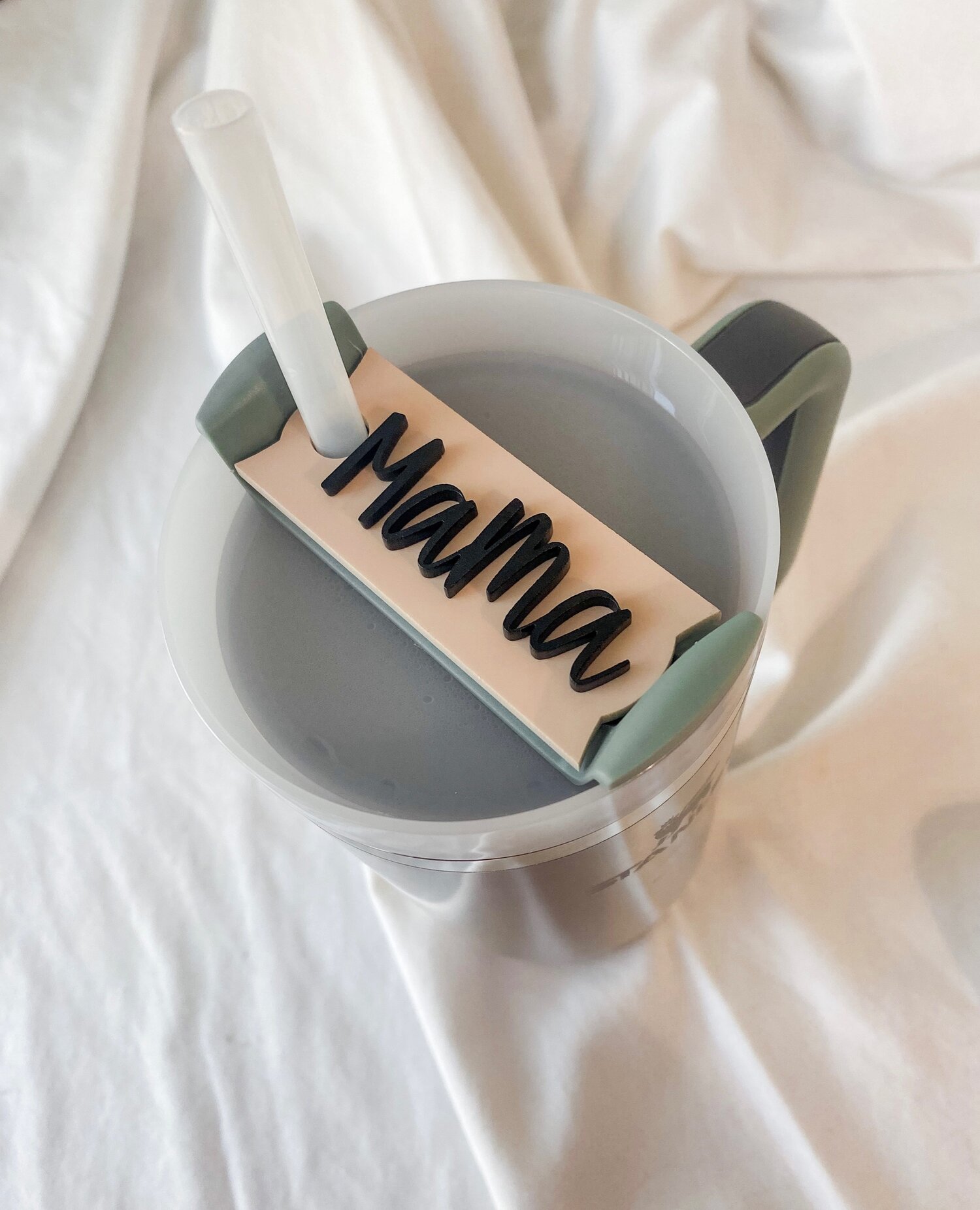 Acrylic Name Plate for cups