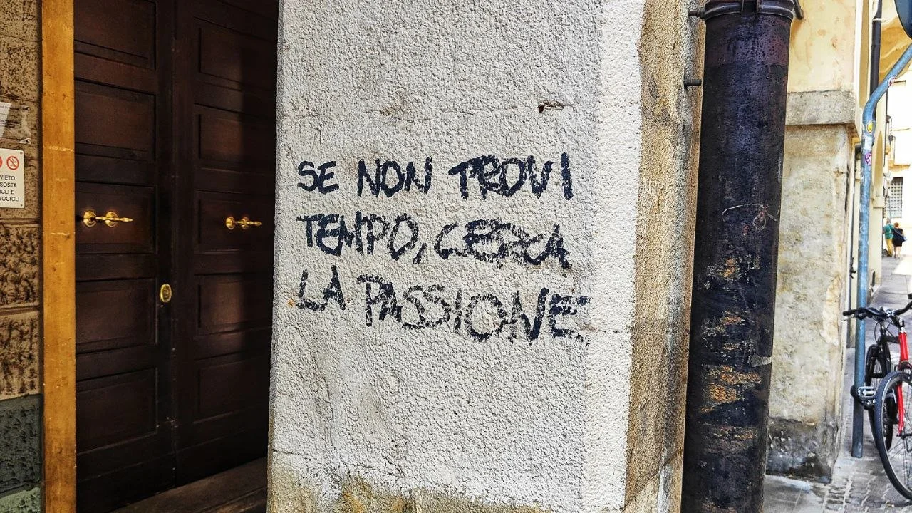 Se non trovi tempo, cerca la passione