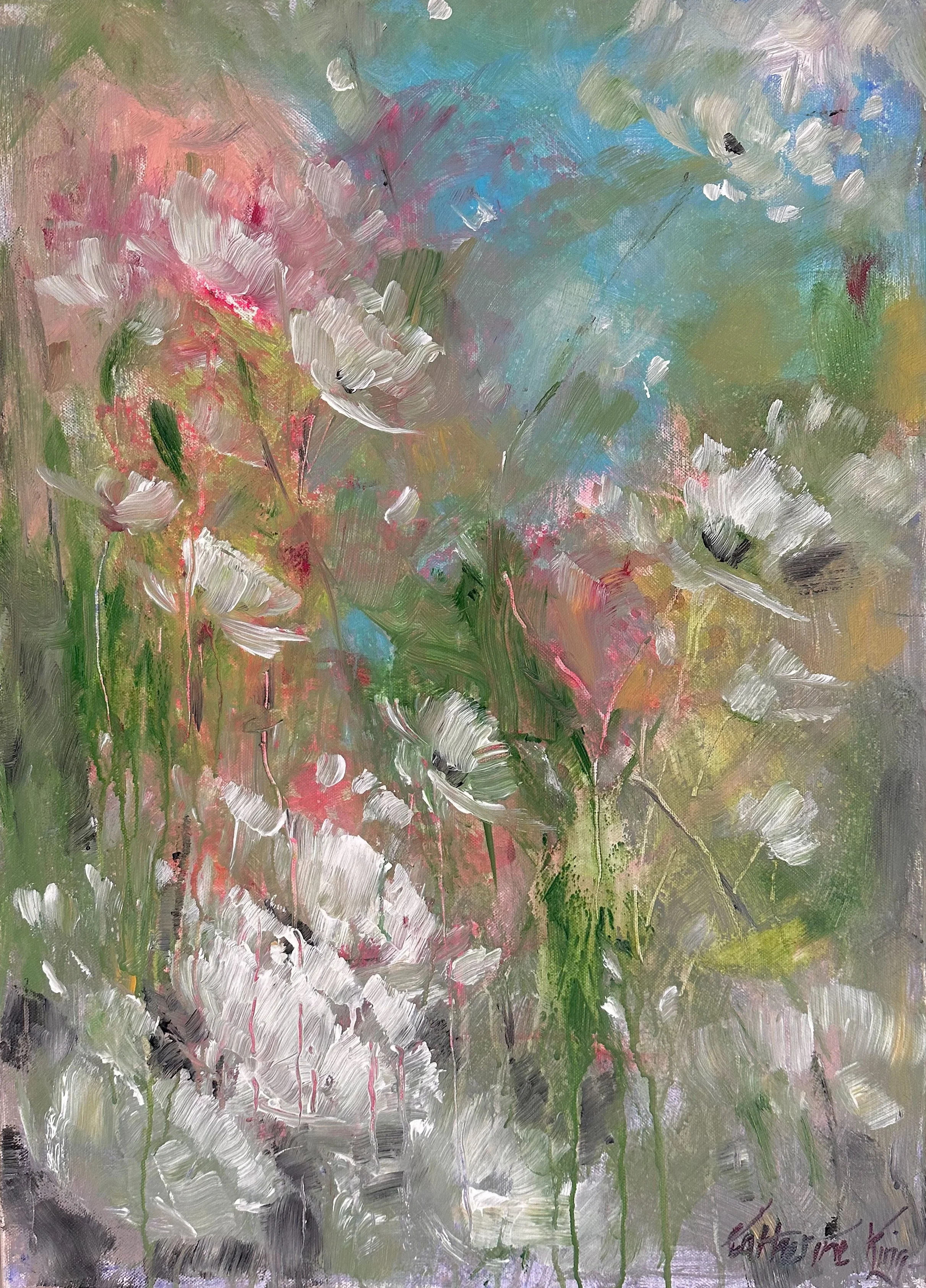 White Cosmos: - €880 framed 90cm x 70cm)