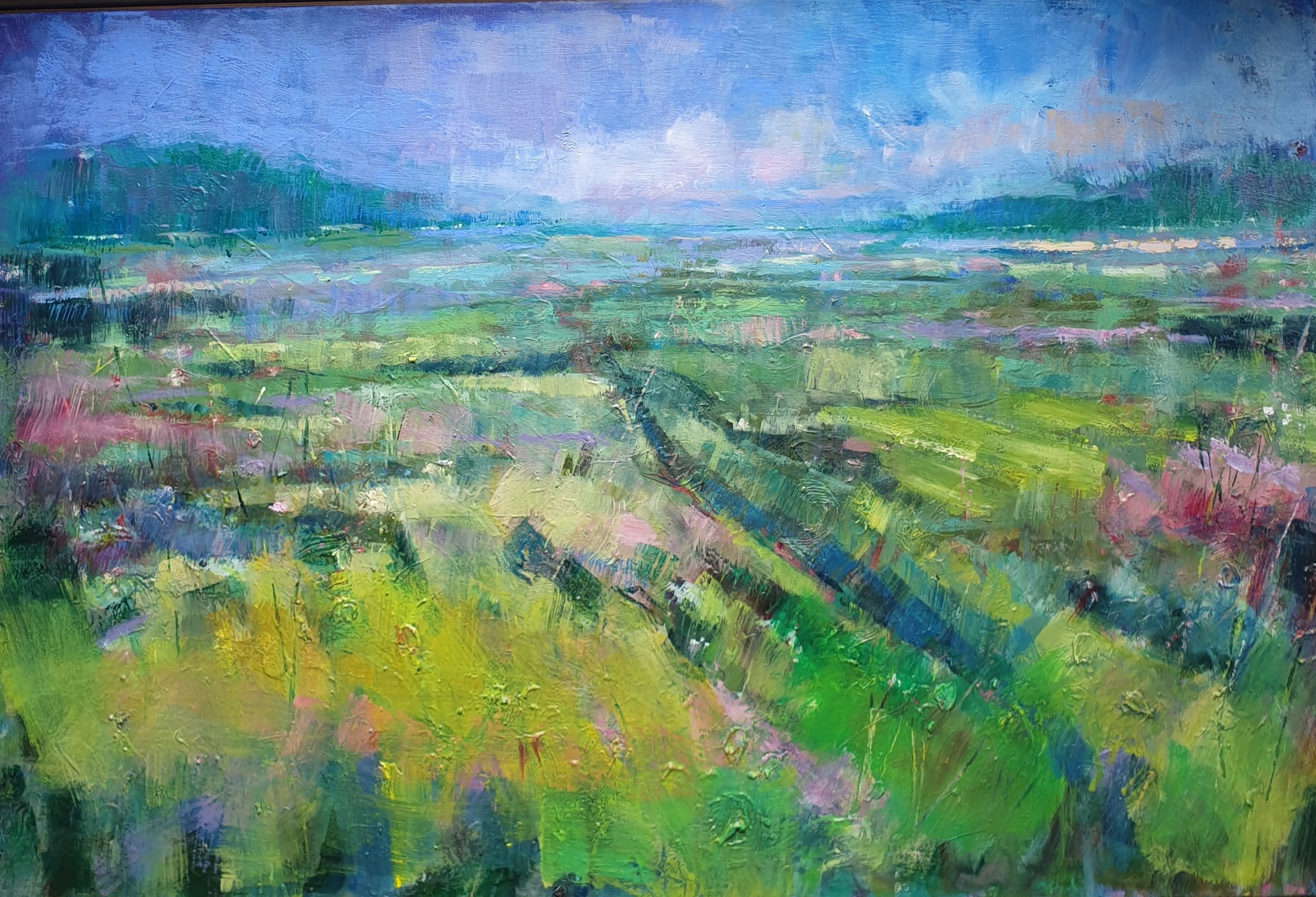 Coastal Fields - €750 Unframed - €900 framed (75cm x50cm) SOLD