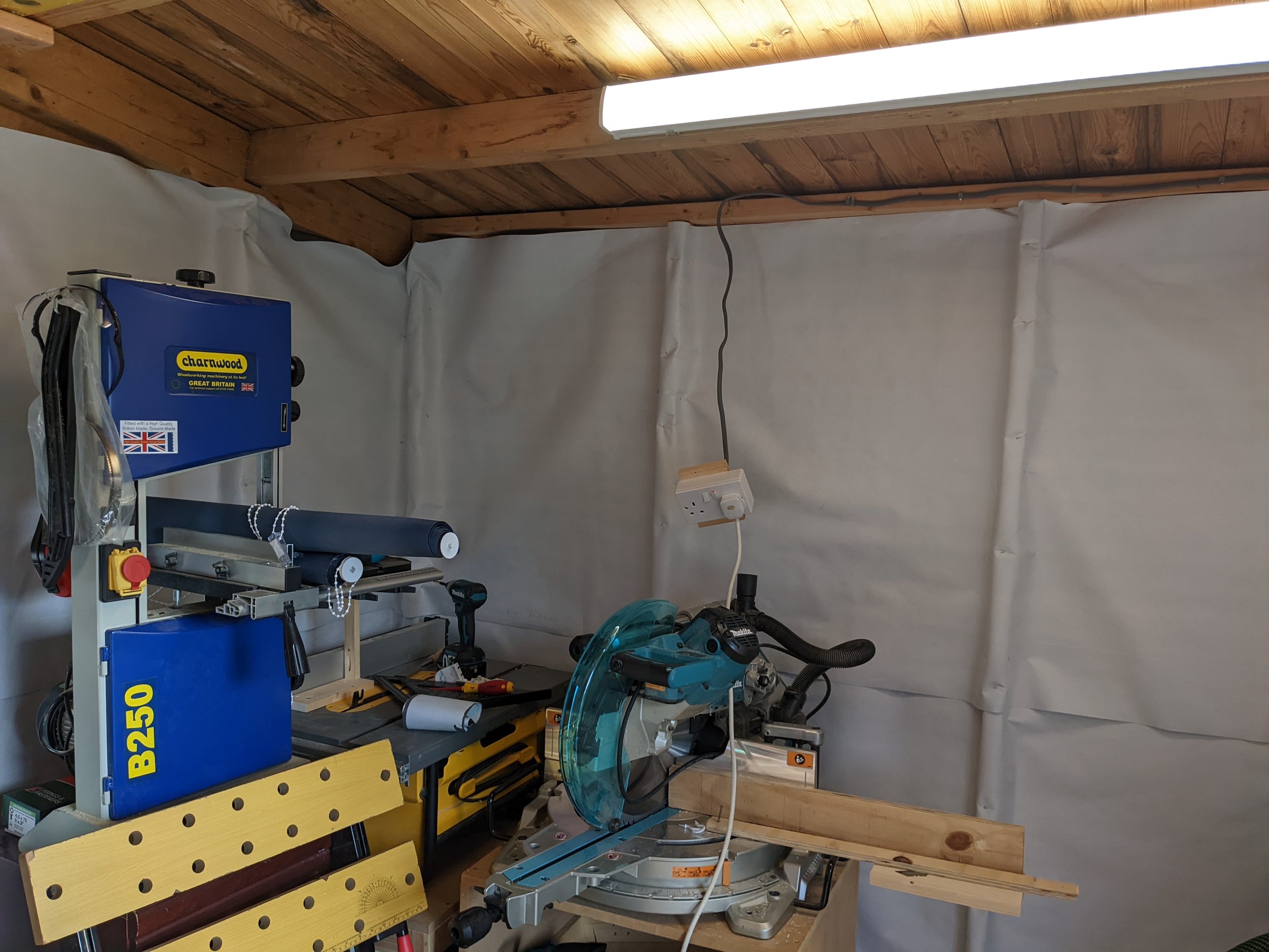 All walls are lined with a membrane