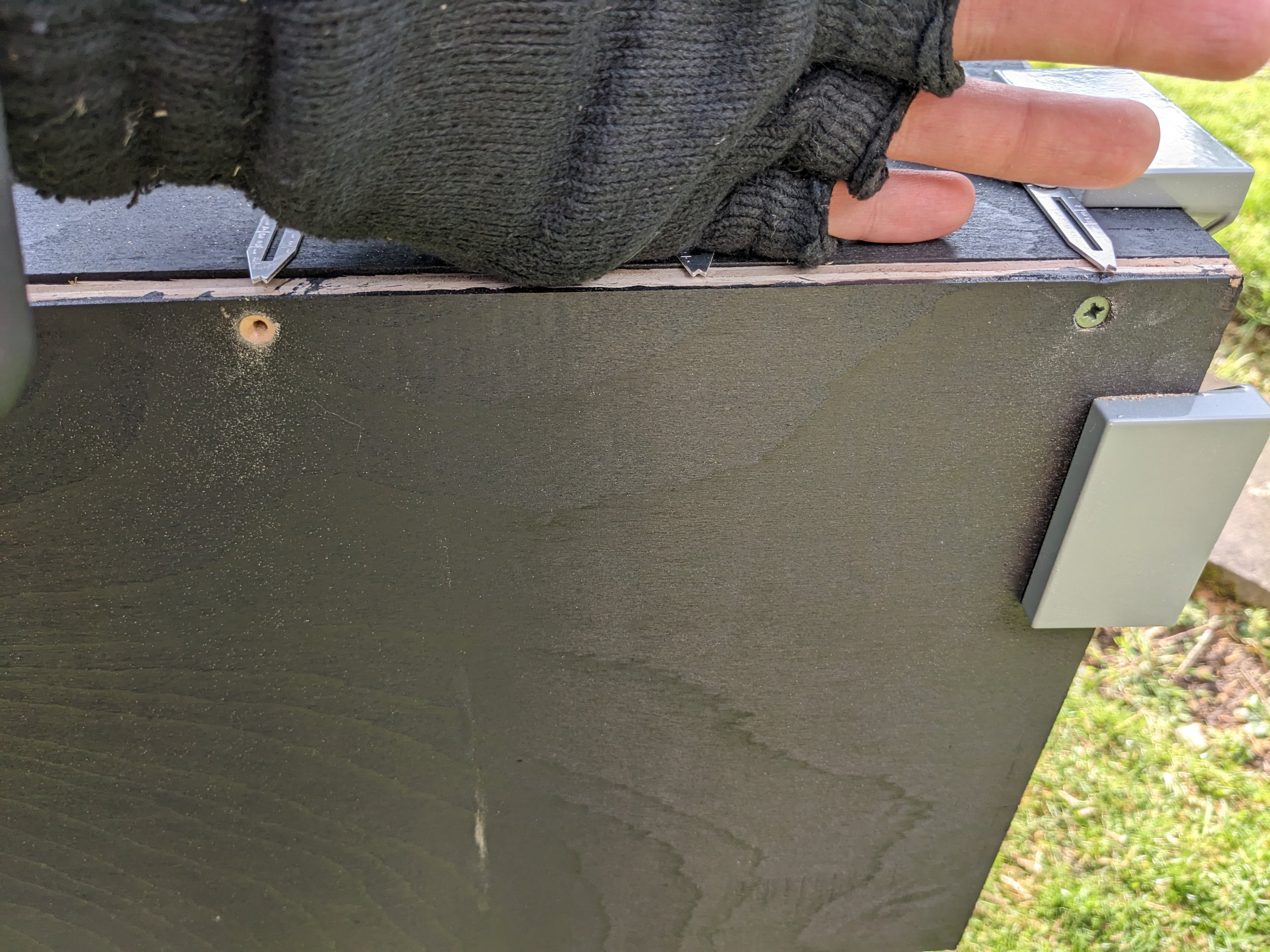 The nitting dividings usage for neat screw placement