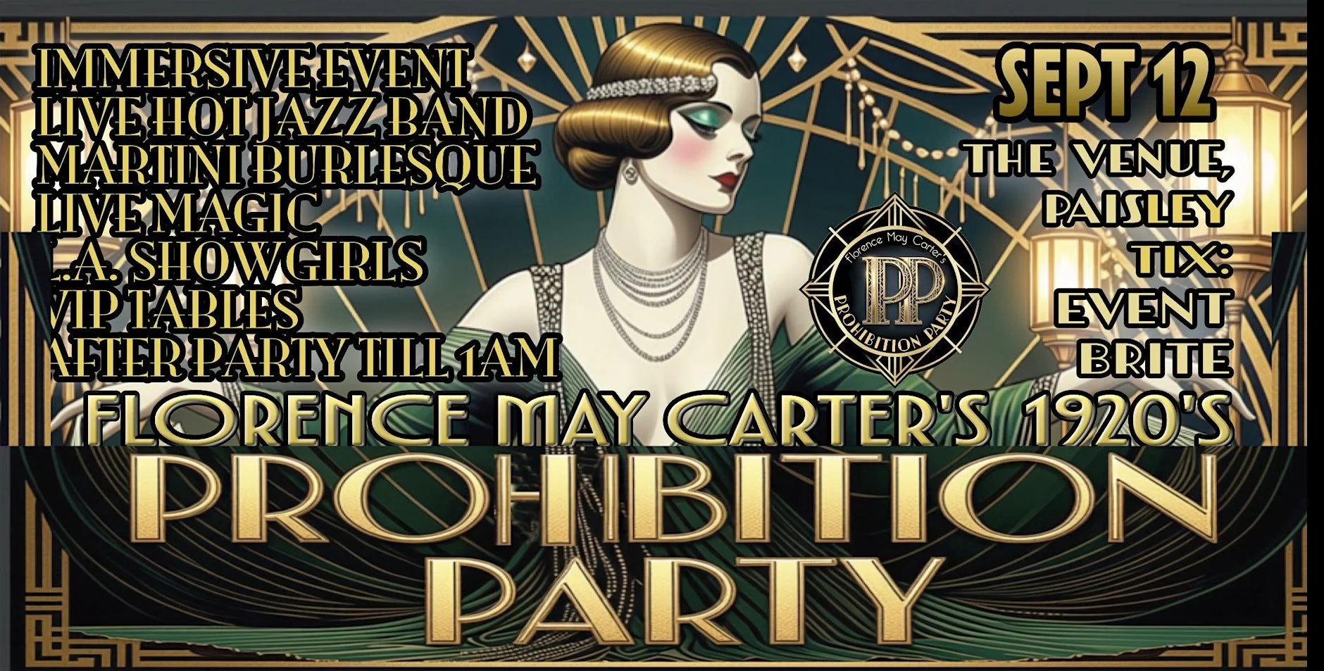 Florence May Carter's 1920s Prohibition Party | Live with the Jack Heavenor Quartet