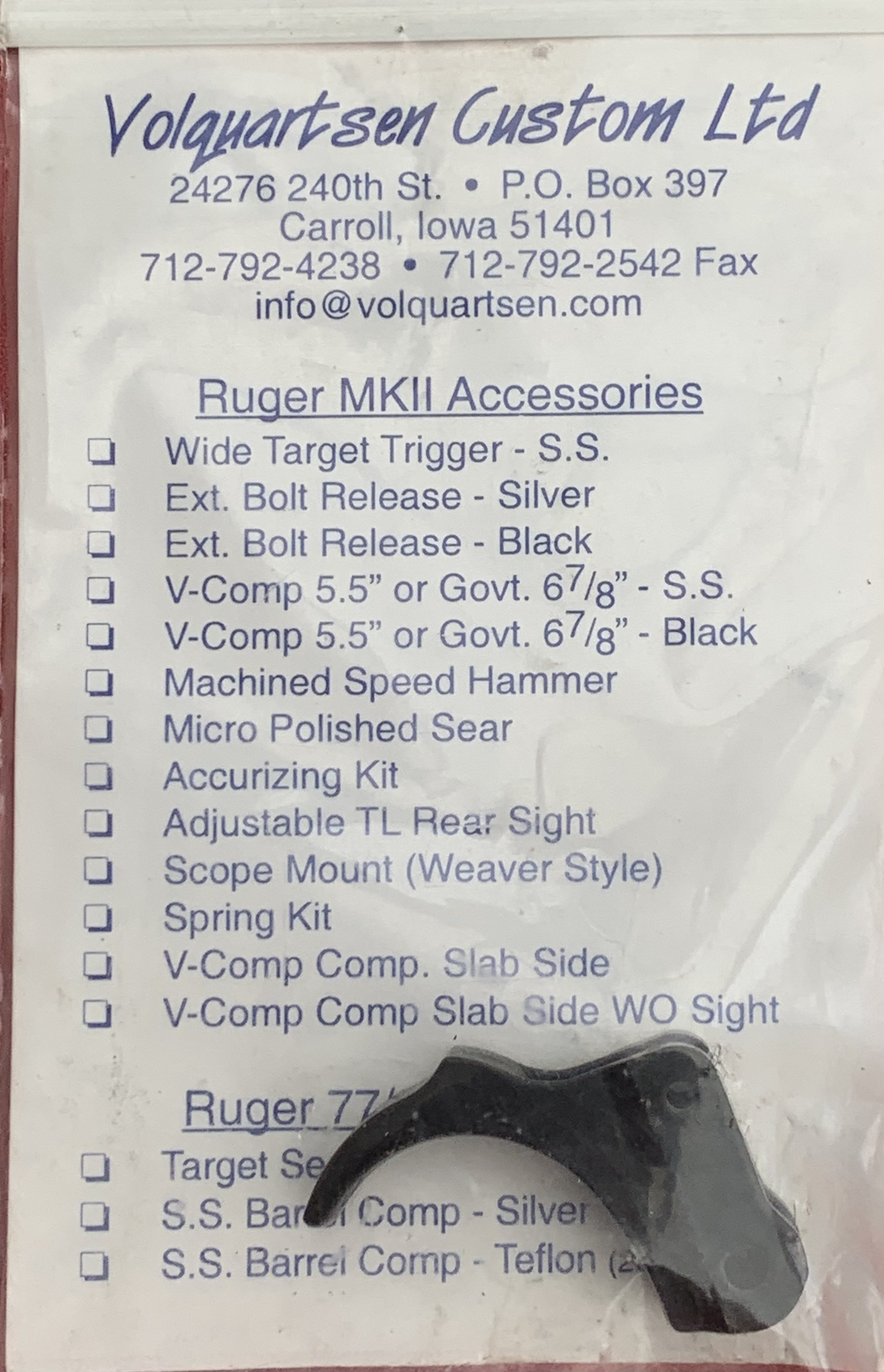 Ruger 10-22 target trigger