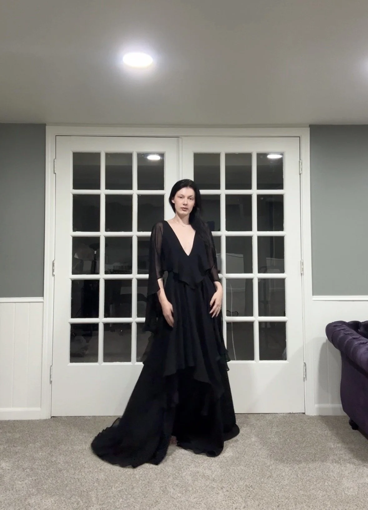 The Solstice Gown in Black
