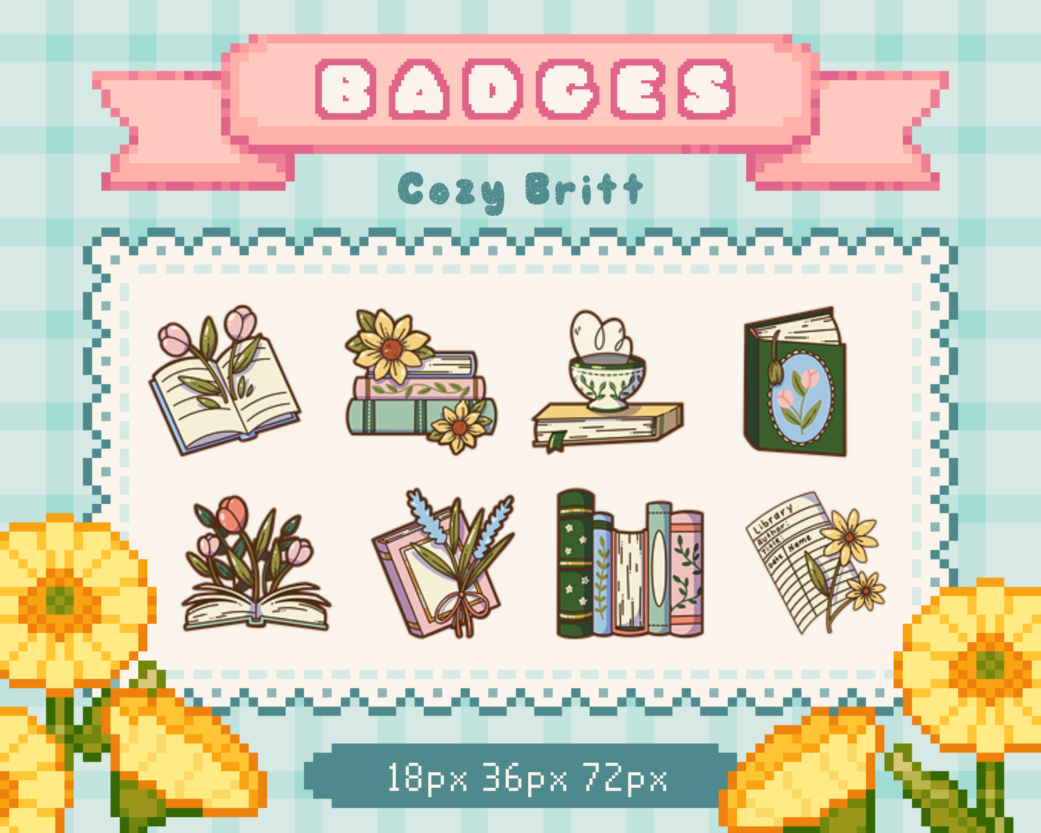 Spring Book Lover Badges 1.png