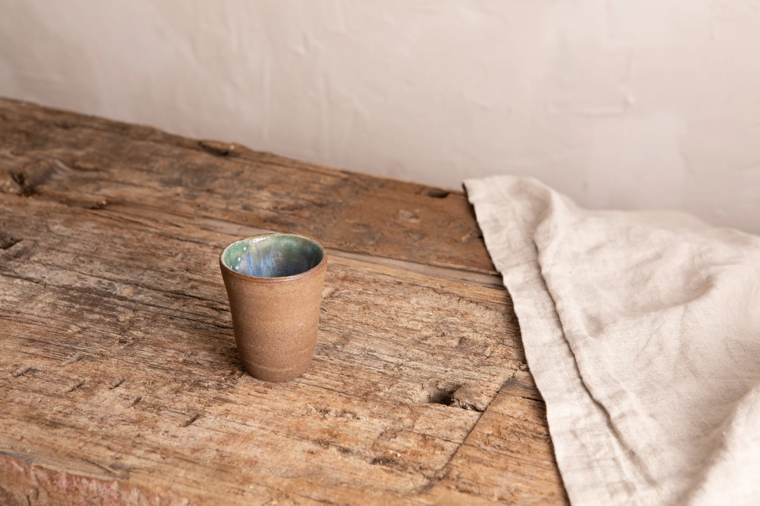 Espresso Cup in Blue Swirl
