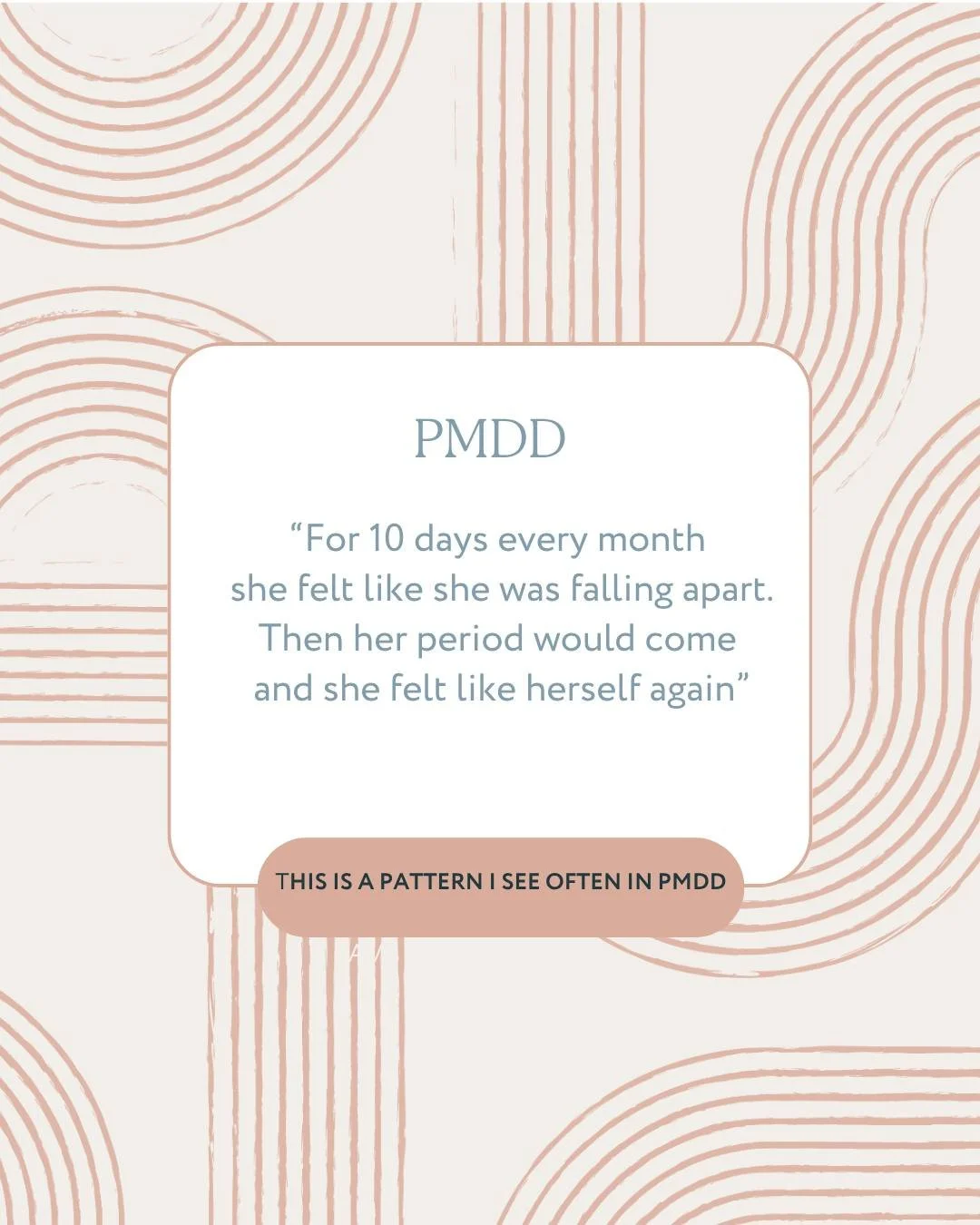Many women live like this for years without a name for it.

They question themselves.
They push through.
They assume it&rsquo;s stress or burnout.

But when symptoms follow a clear monthly pattern, there is often more going on.