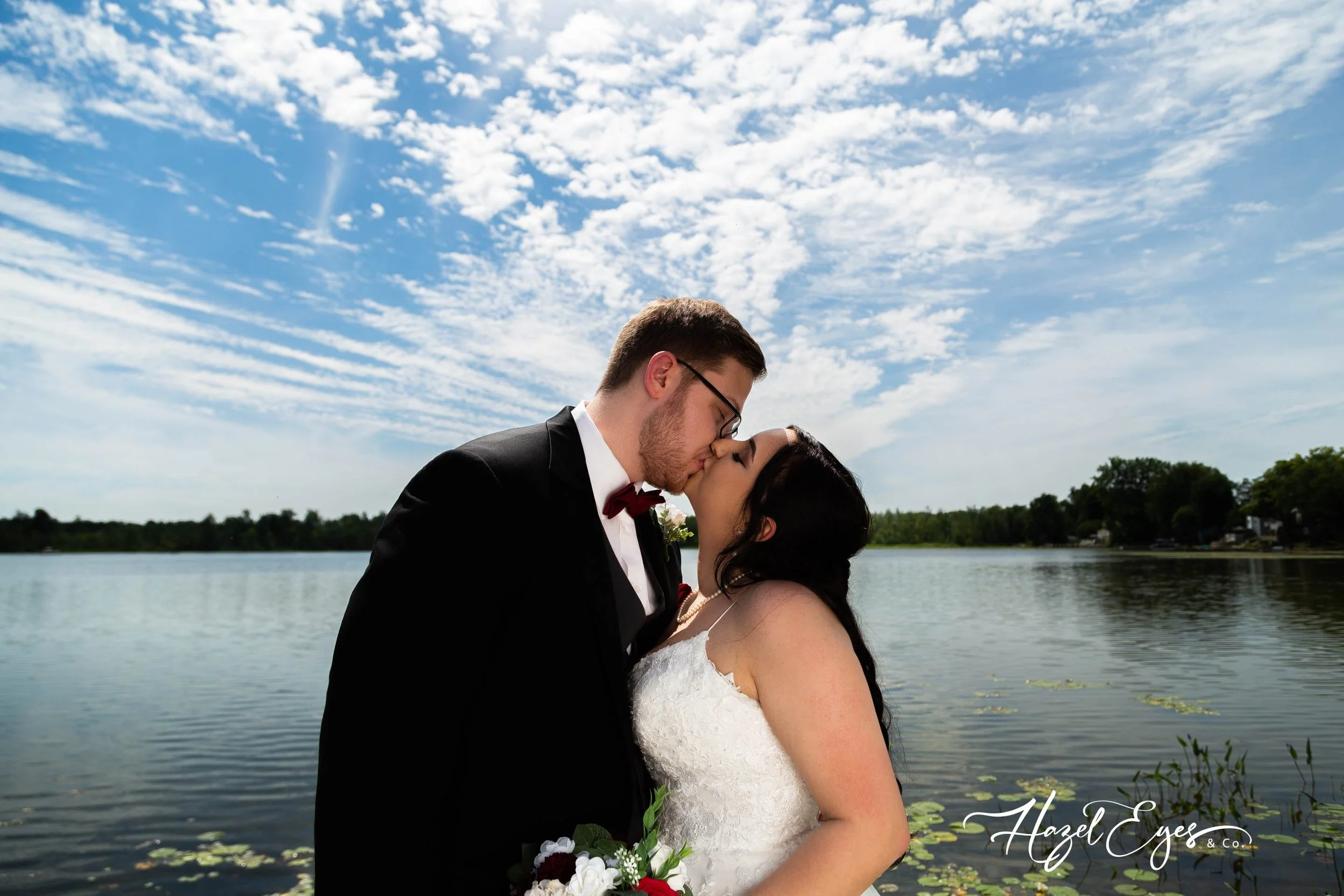 Bride and Groom in Fine Art wedding photography style