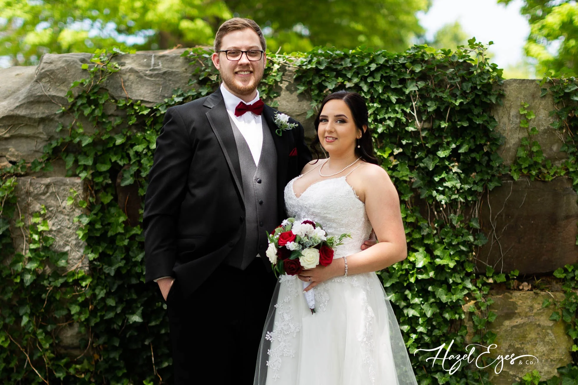 Bride and Groom in Traditional Timeless Photography Style