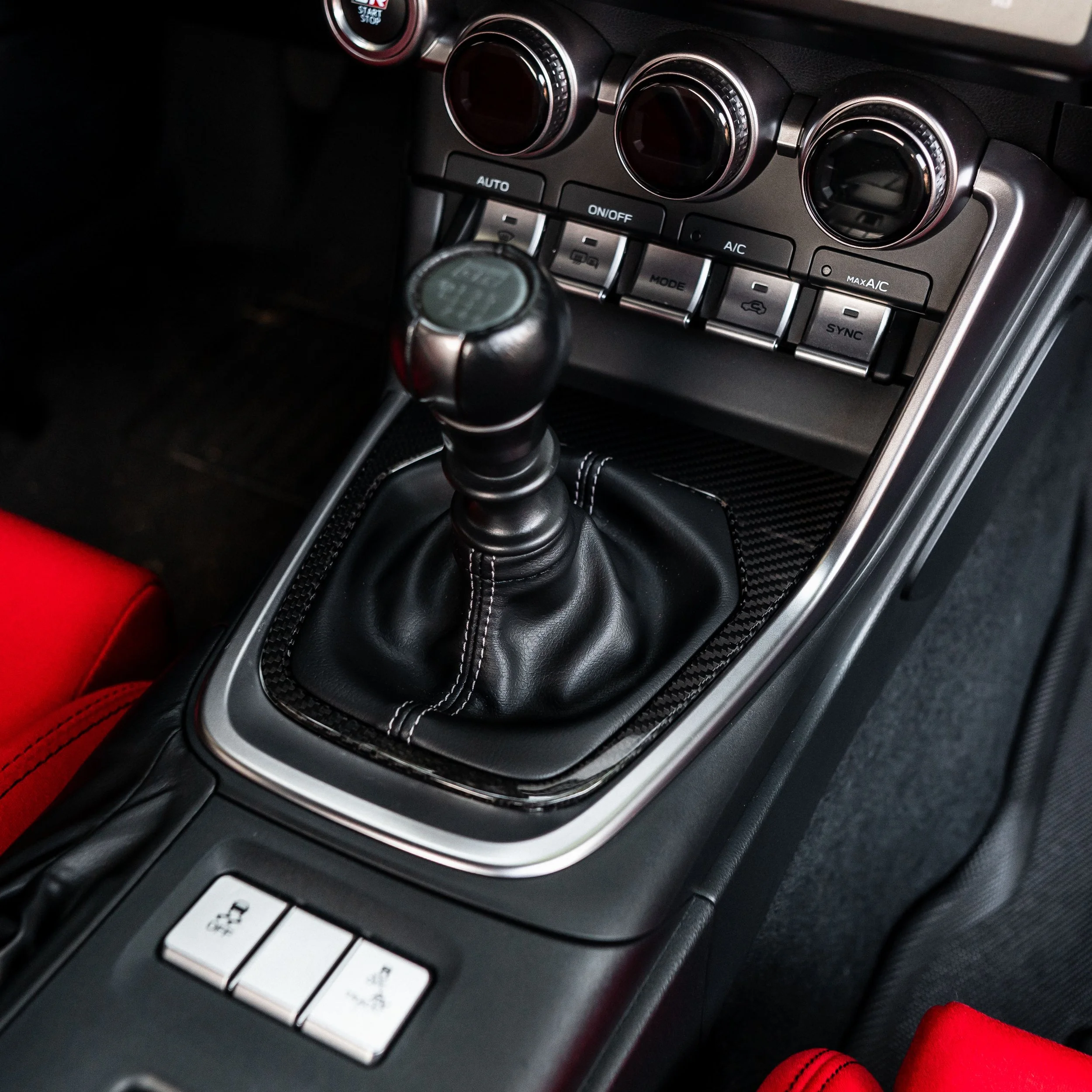 22+ GR86/BRZ Carbon Fiber Manual Shifter Trim Cover — driven.media