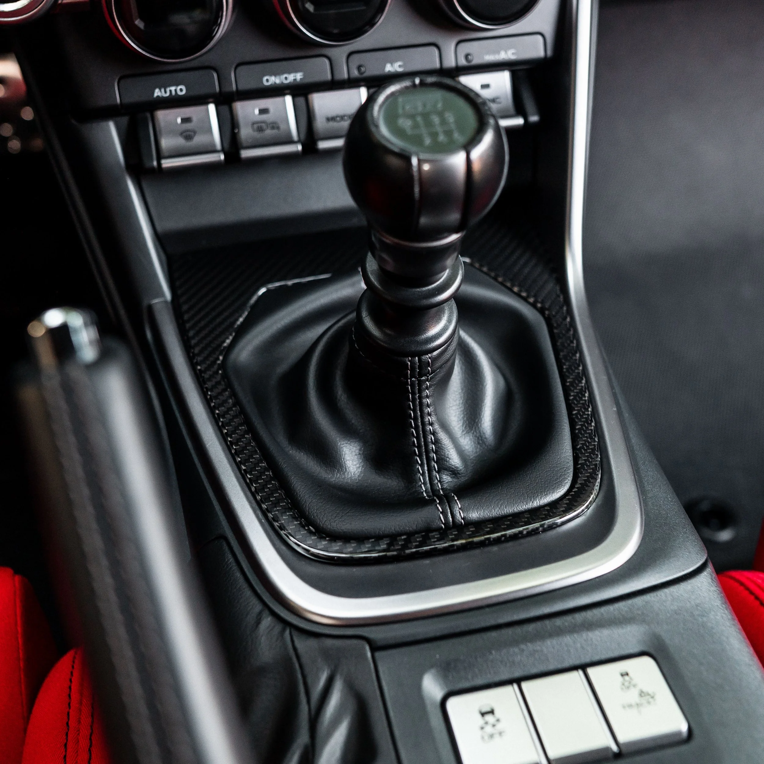 22+ GR86/BRZ Carbon Fiber Manual Shifter Trim Cover — driven.media