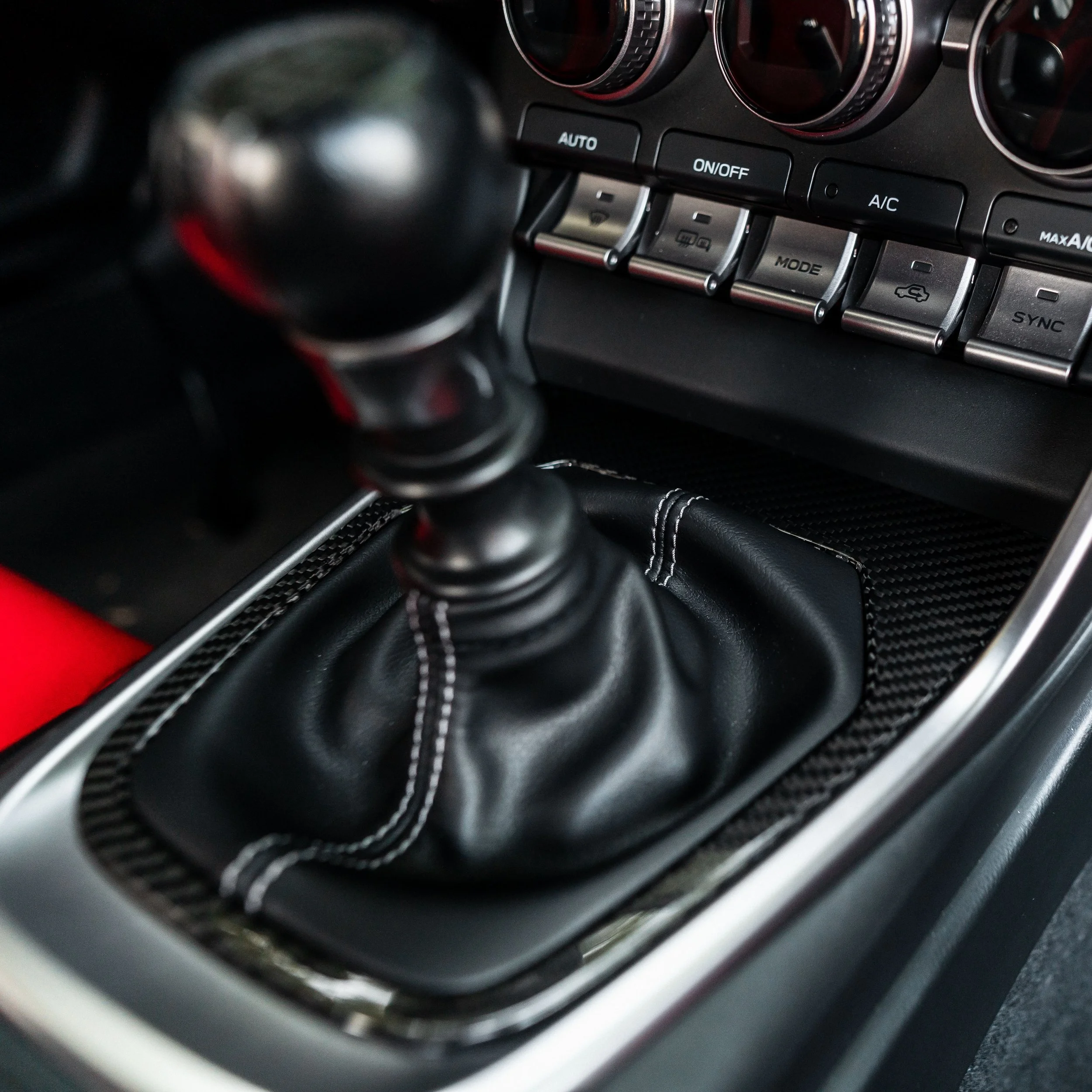 22+ GR86/BRZ Carbon Fiber Manual Shifter Trim Cover — driven.media