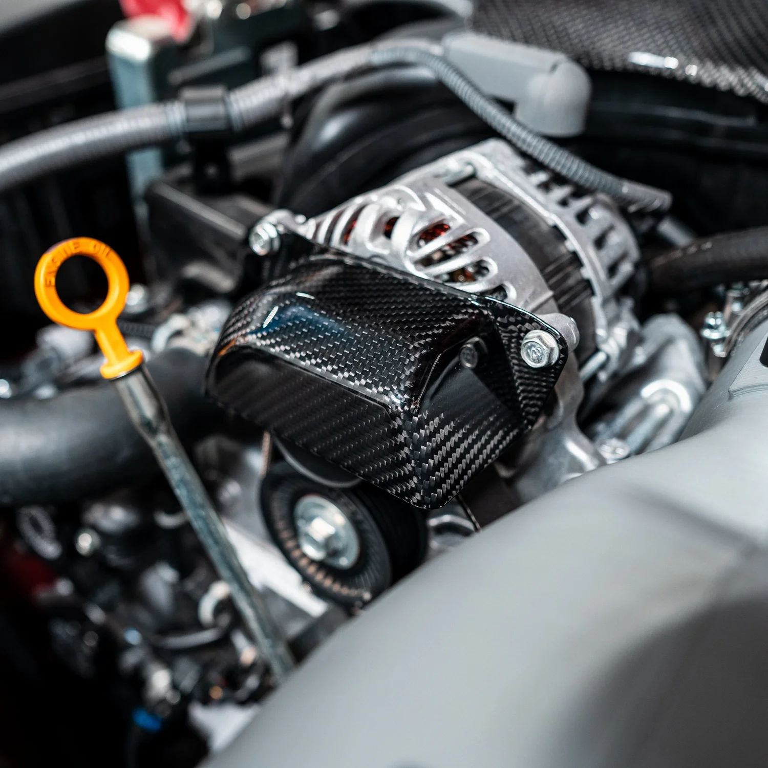 22+ GR86/BRZ Carbon Fiber Belt Pulley Covers — driven.media