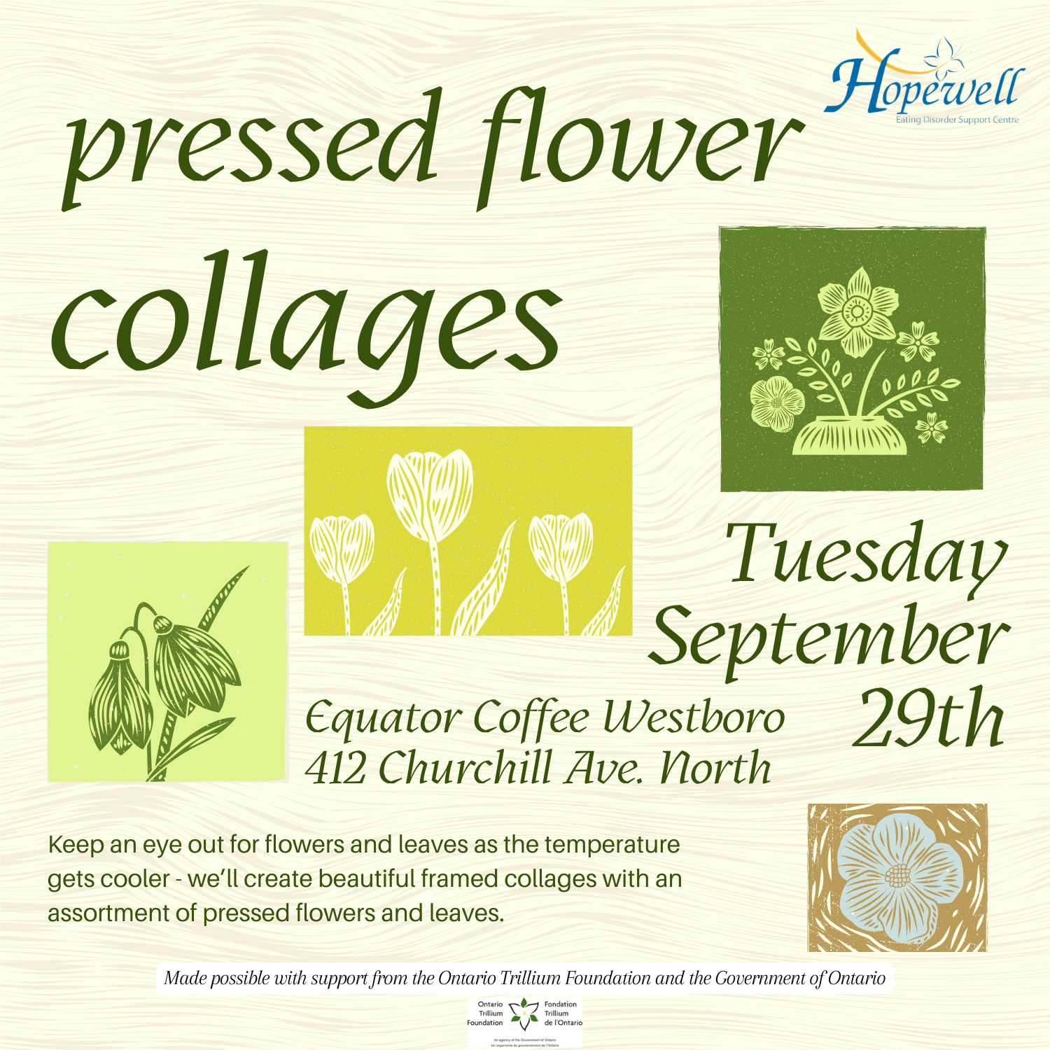 Pressed Flower Collages | September 29th