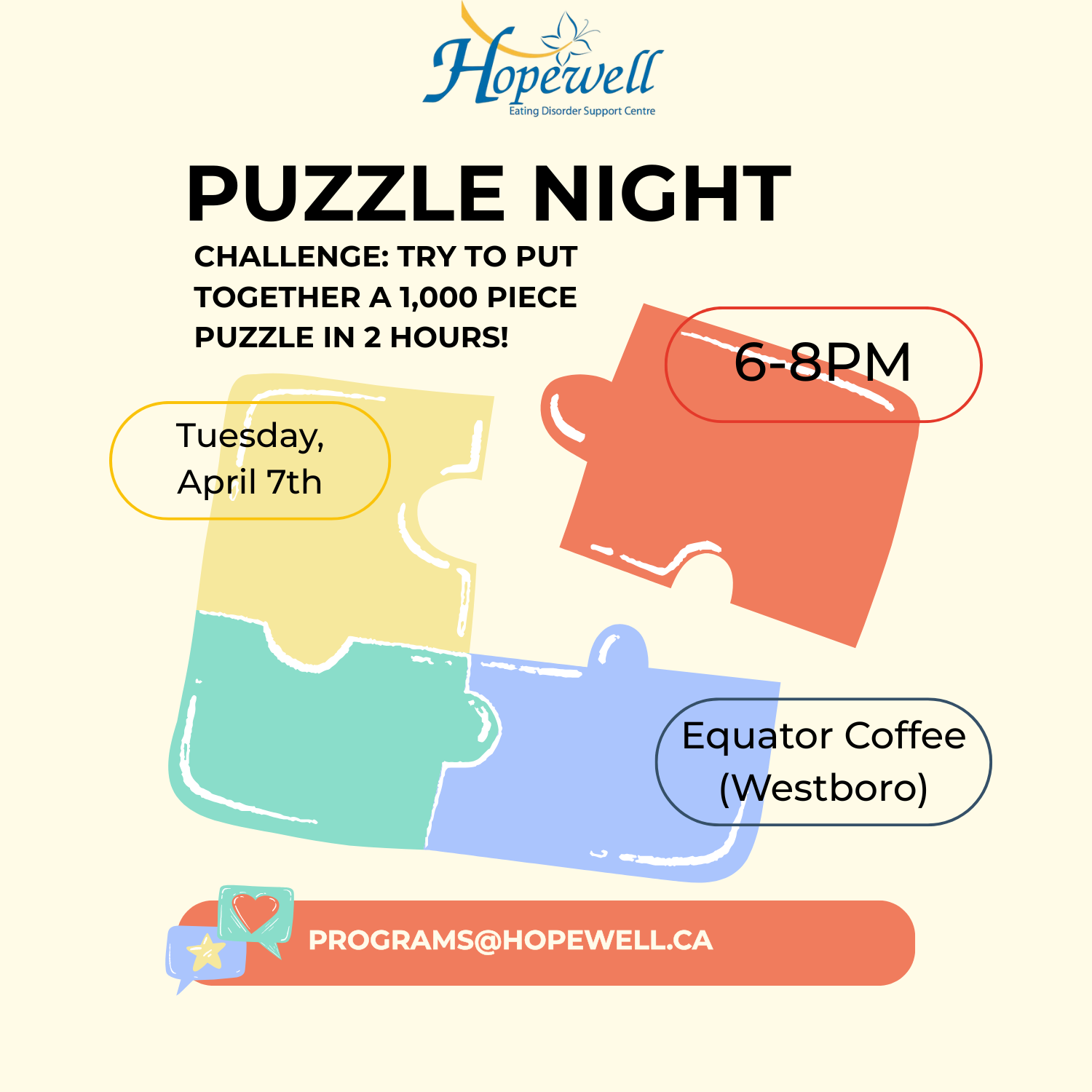 Puzzle Challenge Social Night | April 7