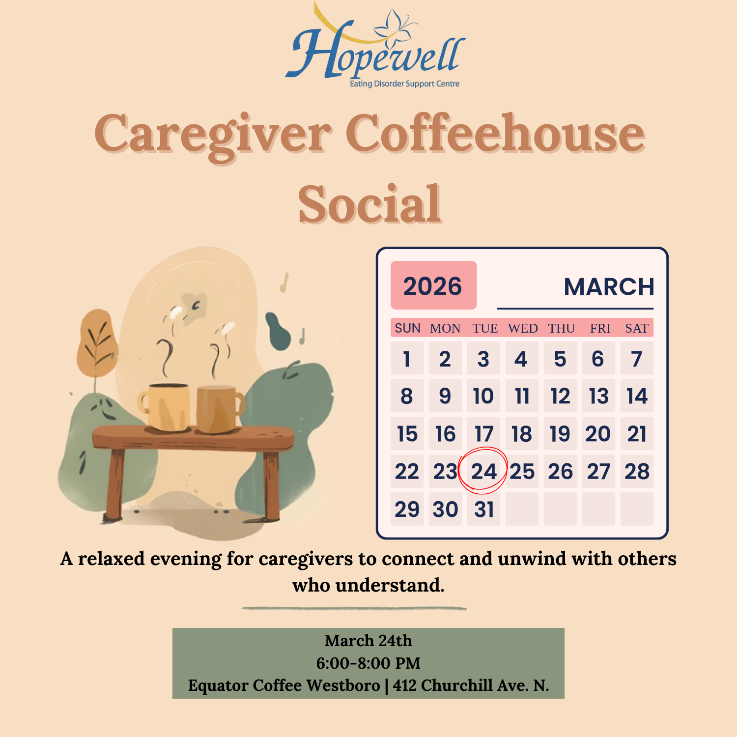 Caregivers Coffeehouse Social | March 24