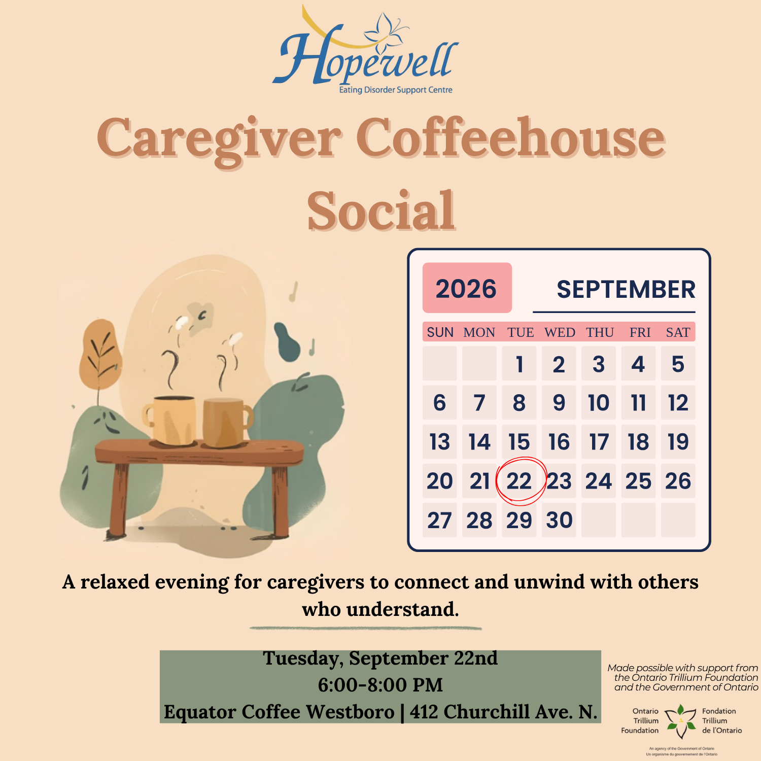 Caregivers Coffeehouses | September 22nd