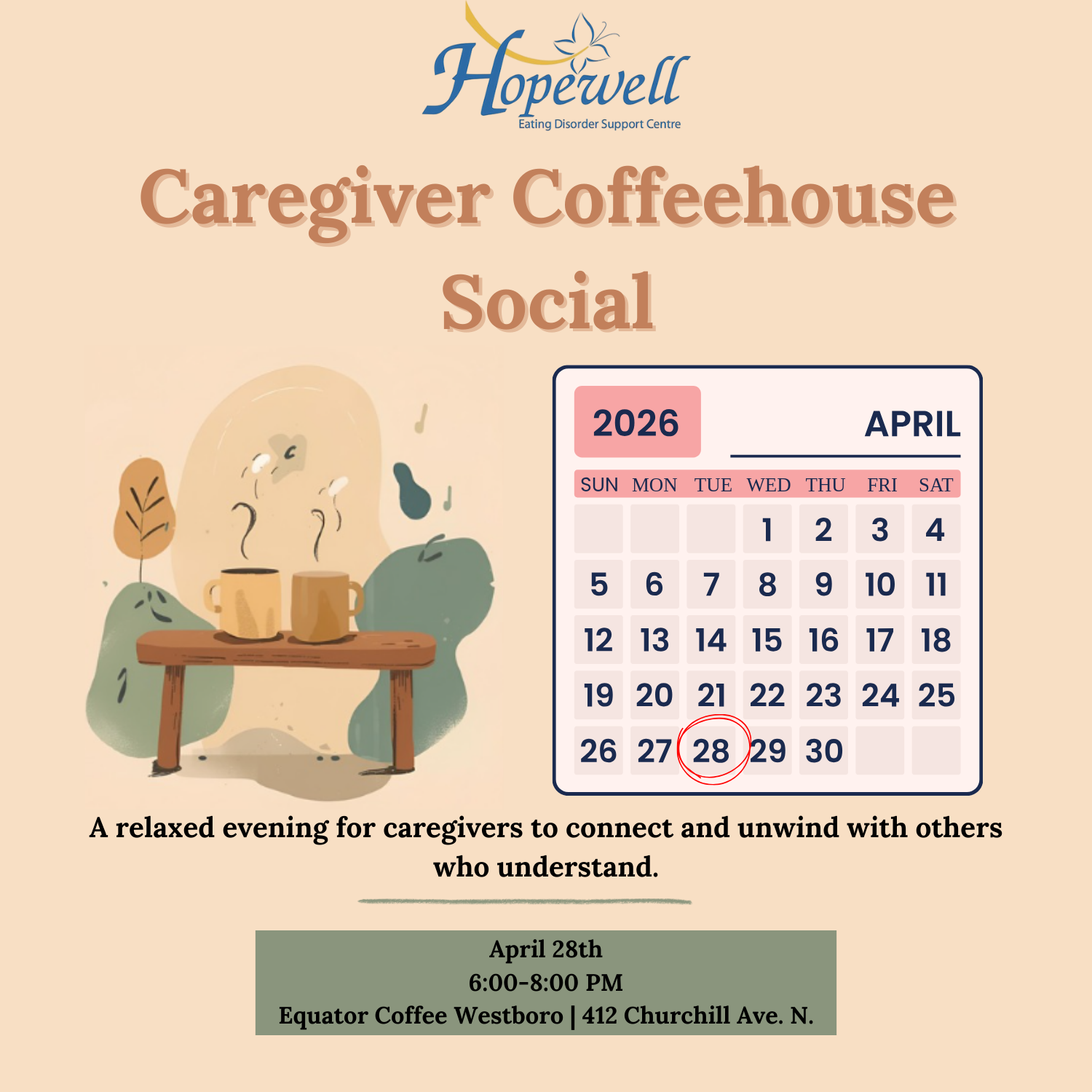Caregivers Coffeehouse Social | April 28