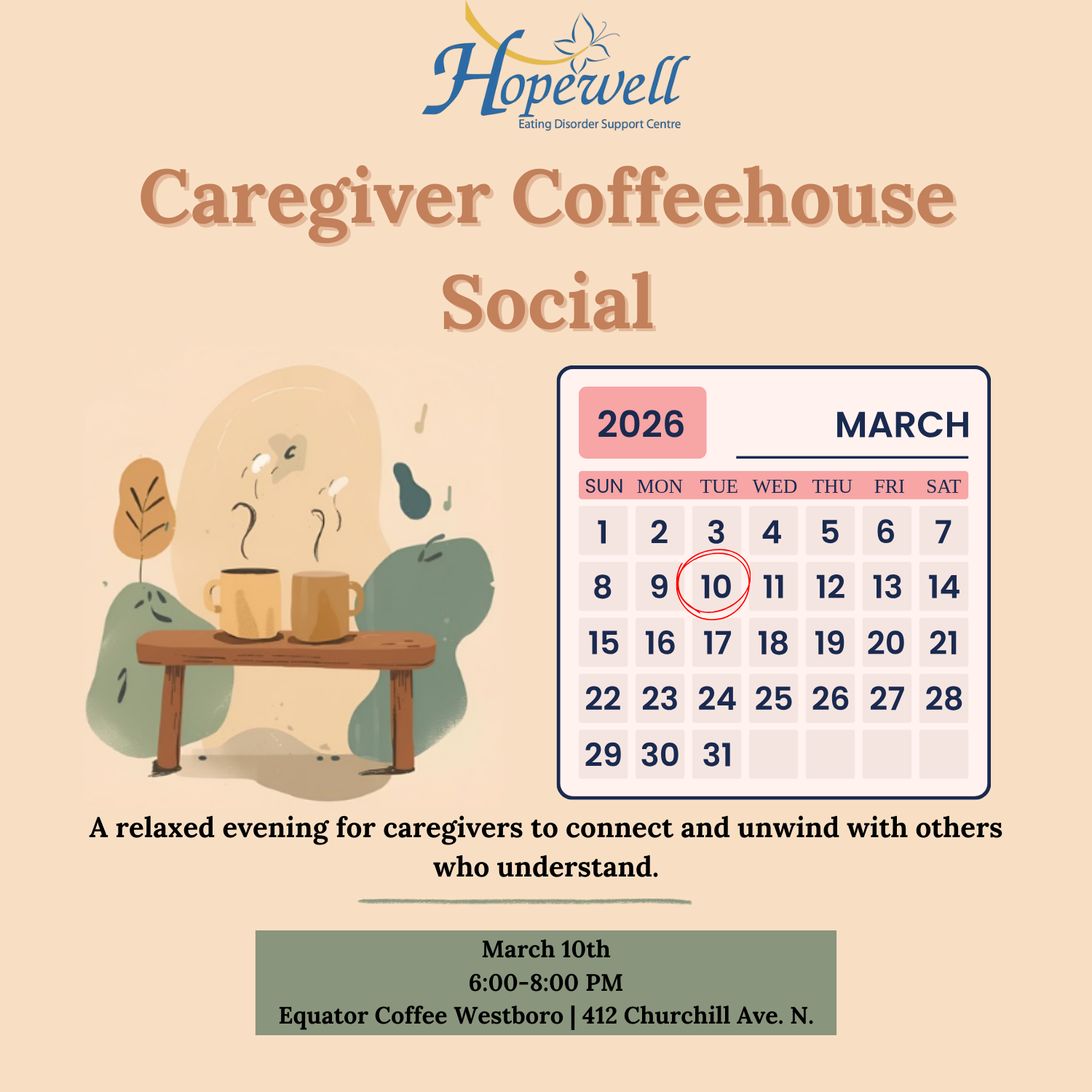 Caregivers Coffeehouse Social | March 10th