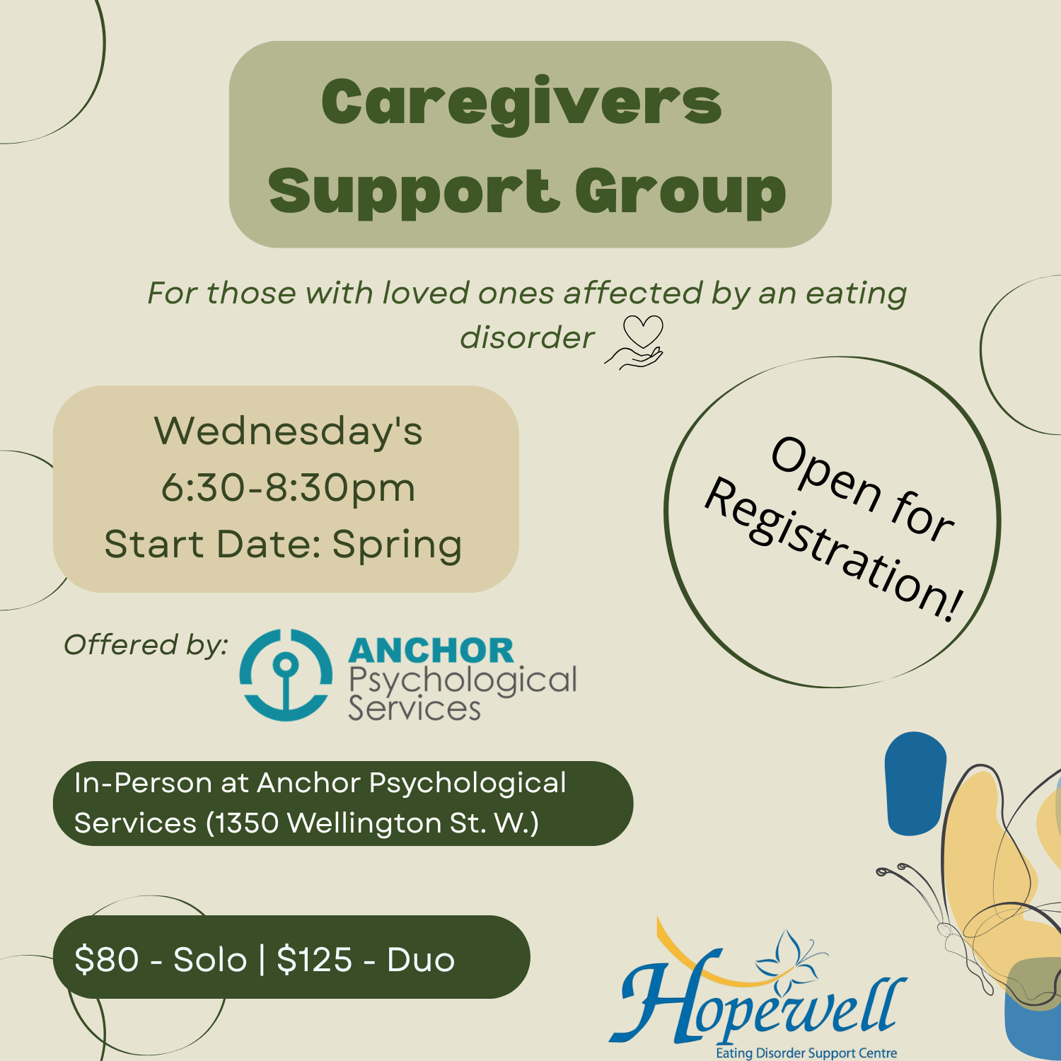 Caregivers Support Group | Spring Start Date