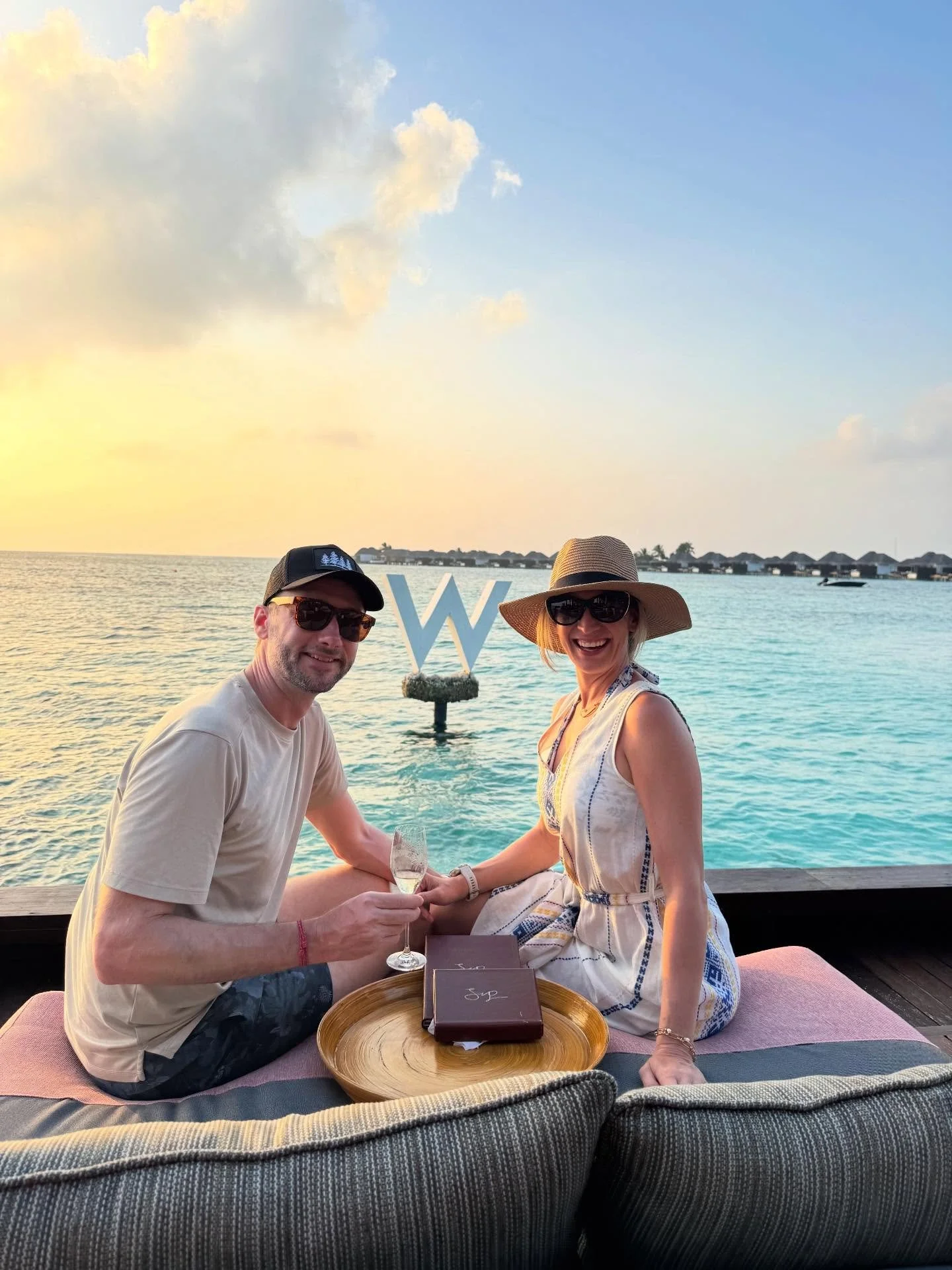 Cheers to sunsets, paradise, and getting ready to close out the year with my Jimmy. 

Not ready to leave paradise yet, but all good things must come to an end 🏝️

#maldivesunset #sunsetoverwater #slowdowntime #couplesvacation #vacationplanner