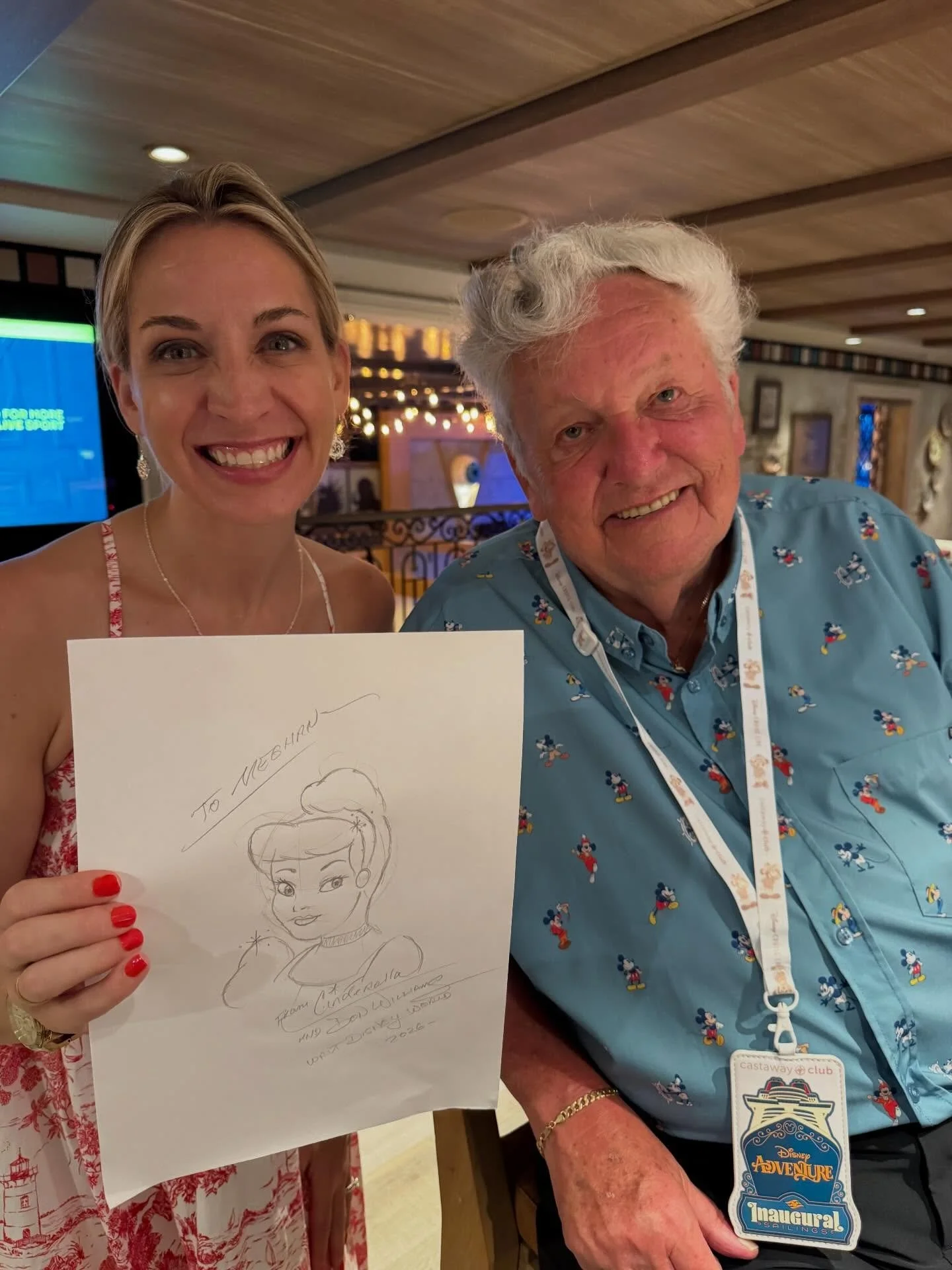 We had the pleasure of meeting the amazing Disney illustrator, Don Williams, on our recent Disney Adventure sailing! 🤩

Don has been with the Disney Company for 37 years and has done countless drawings for their marketing division. 

He has worked o
