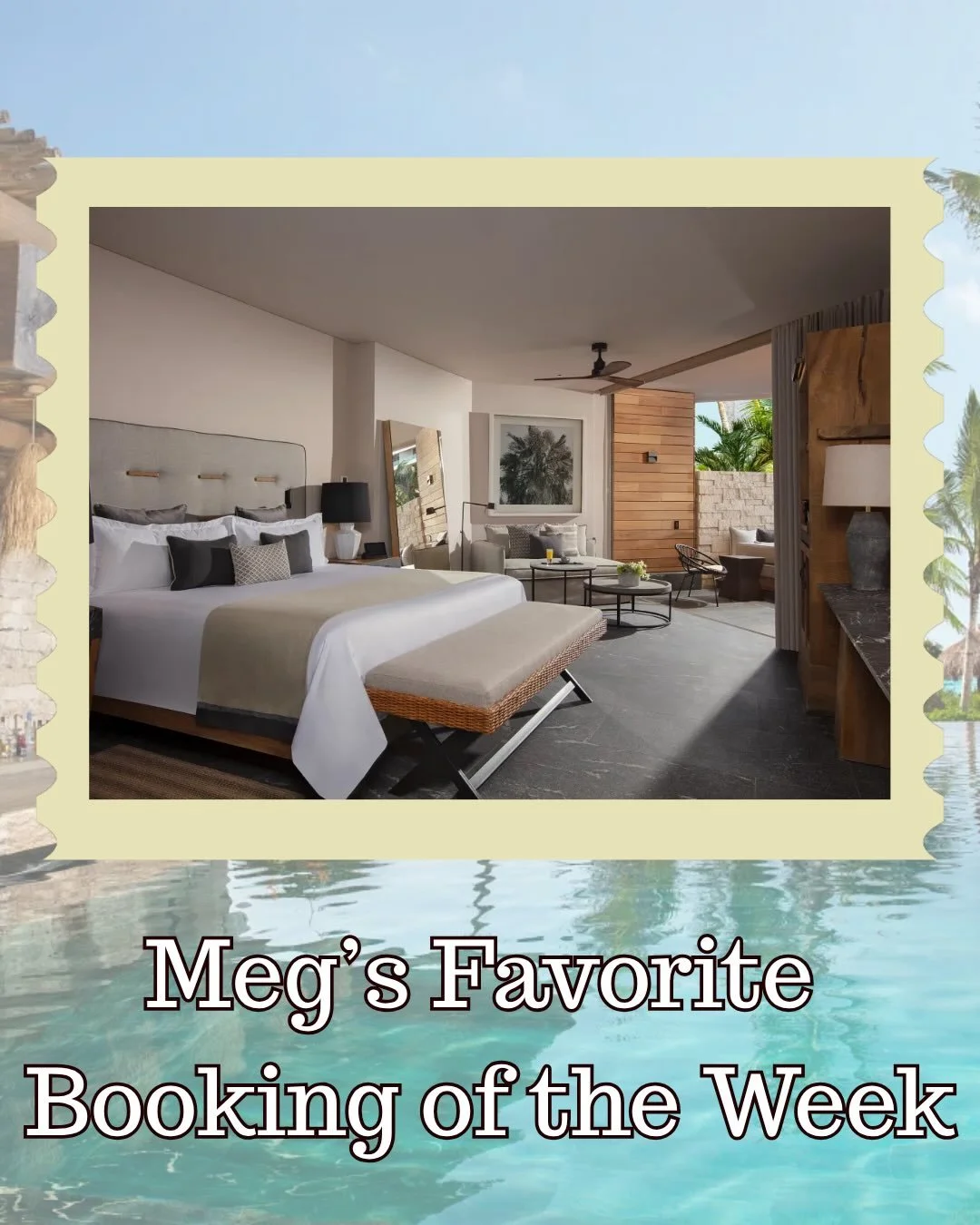 ✨ Meg&rsquo;s Favorite Client Booking of the Week ✨

An adults-only escape to Secrets Moxch&eacute;

This couple is staying in a Preferred Club Ocean View room, which means access to one of my favorite spots at this resort&hellip; the exclusive rooft
