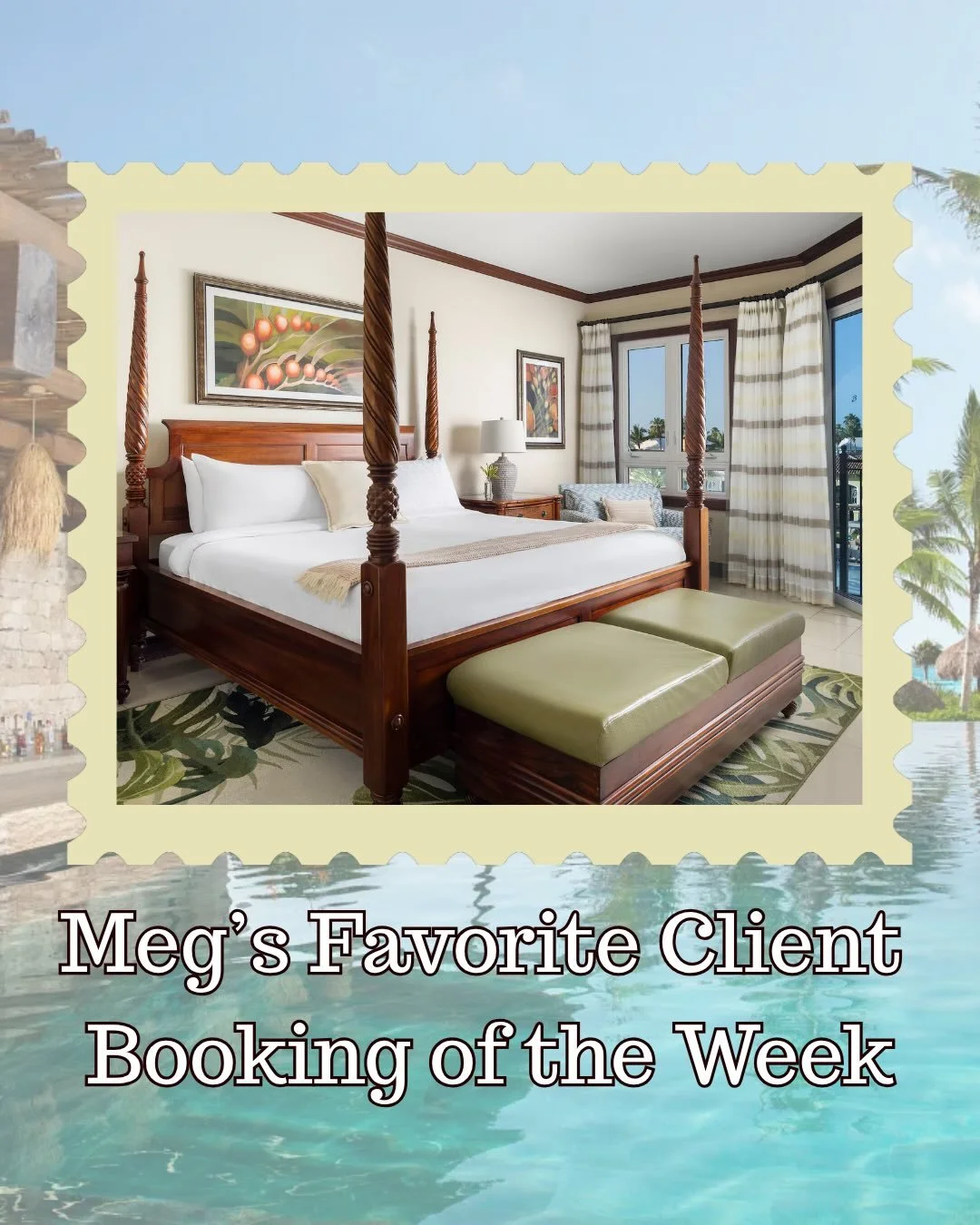 THIS is why you use a travel advisor! 

My favorite client booking this week wasn&rsquo;t a new one&hellip; It&rsquo;s a vacation I booked months ago! What I was able to do for my clients&rsquo; upcoming vacation is the amazing part! 

I do not &ldqu