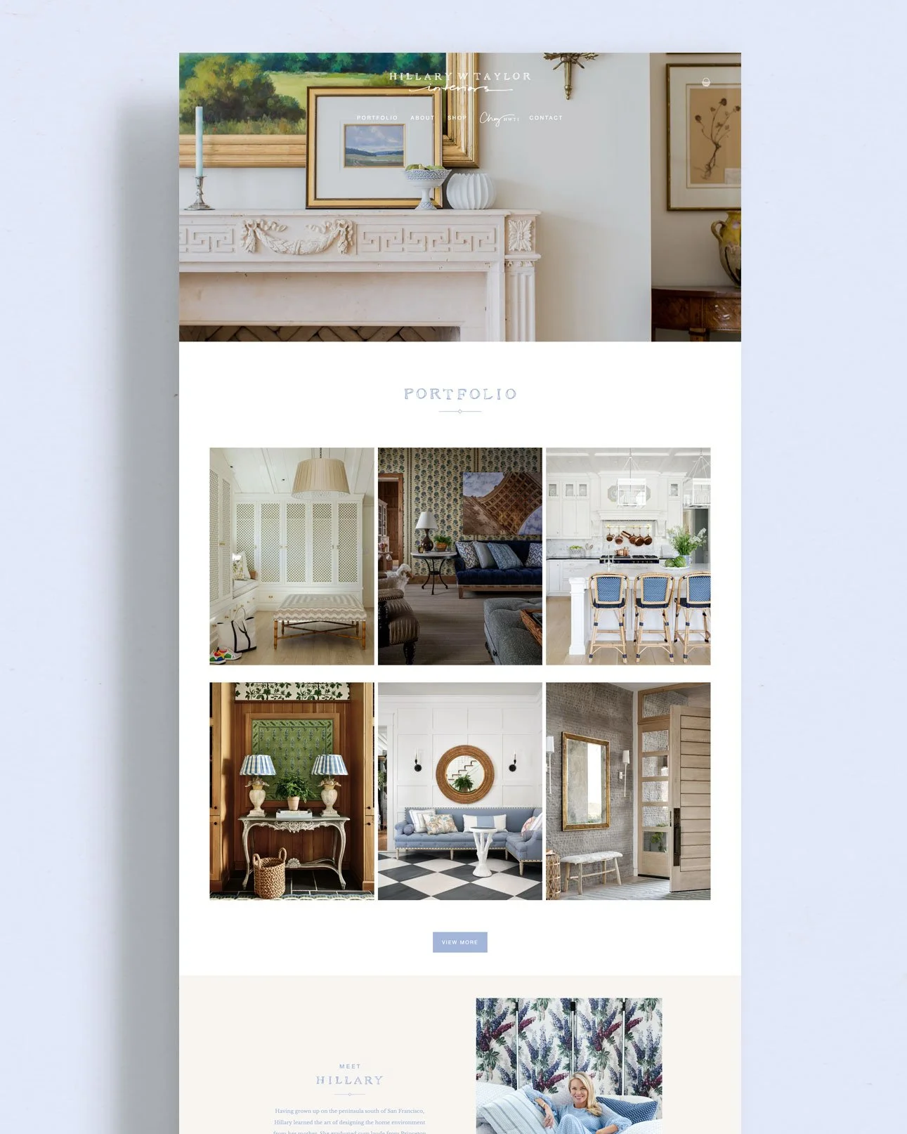 HILLARY W. TAYLOR INTERIORS