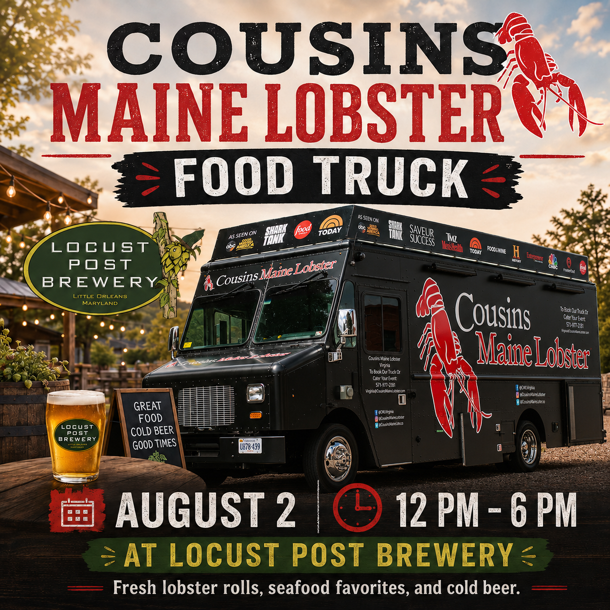 Food Truck: Cousins Maine Lobster 