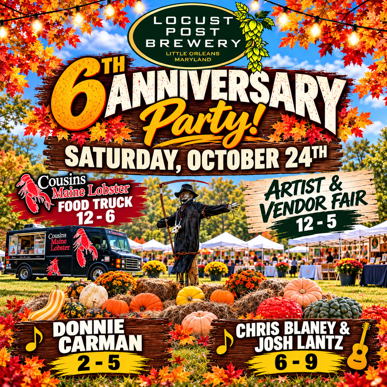 Locust Post Brewery 6th Anniversary celebration!