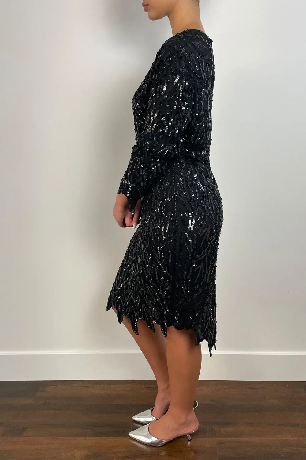 Sparkley Black Dress With Unique Style  Ankh By Racquel Jewelry and  Vintage Collections