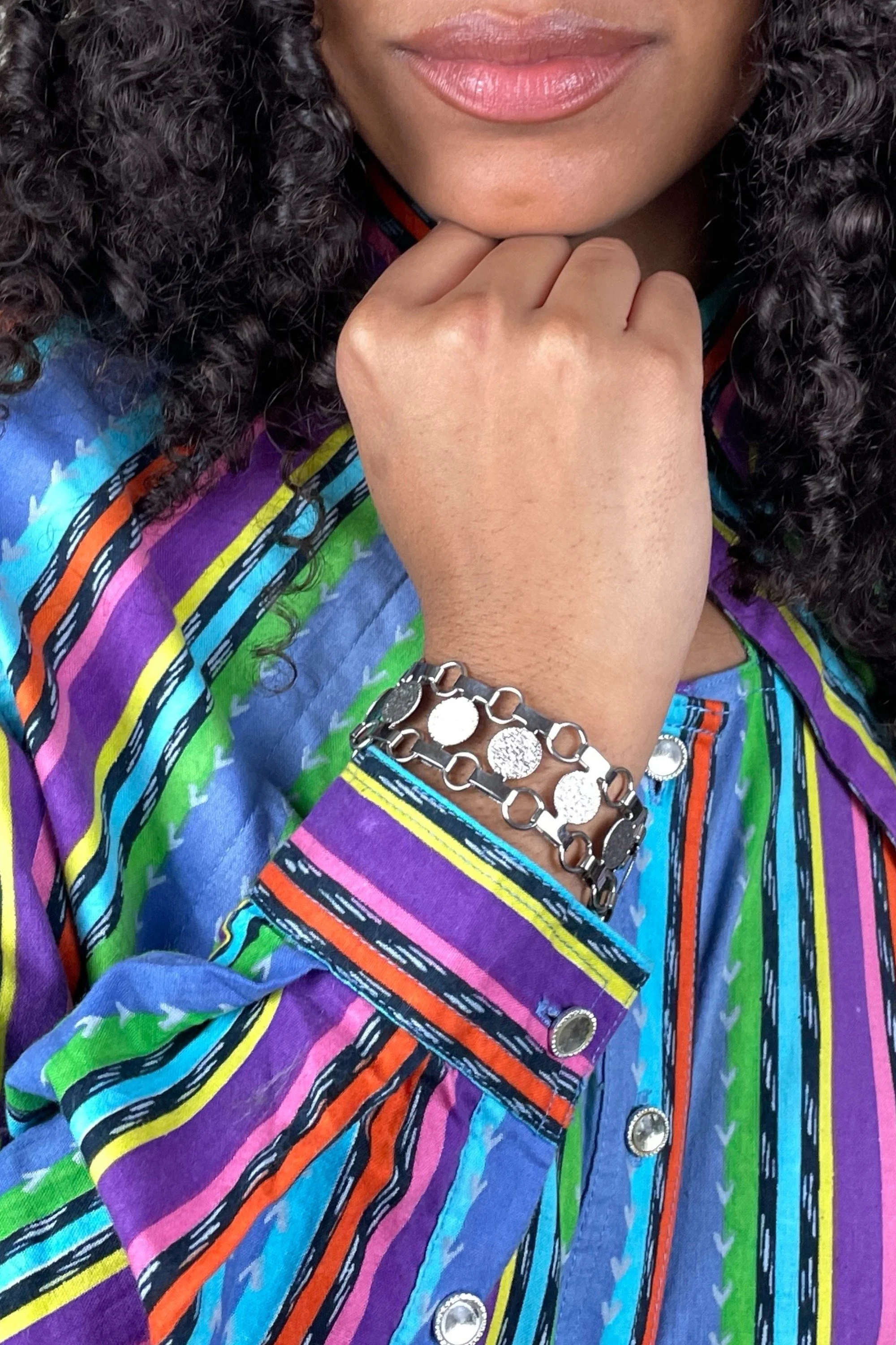 Vintage Sarah Coventry Silver Chain Link Bracelet