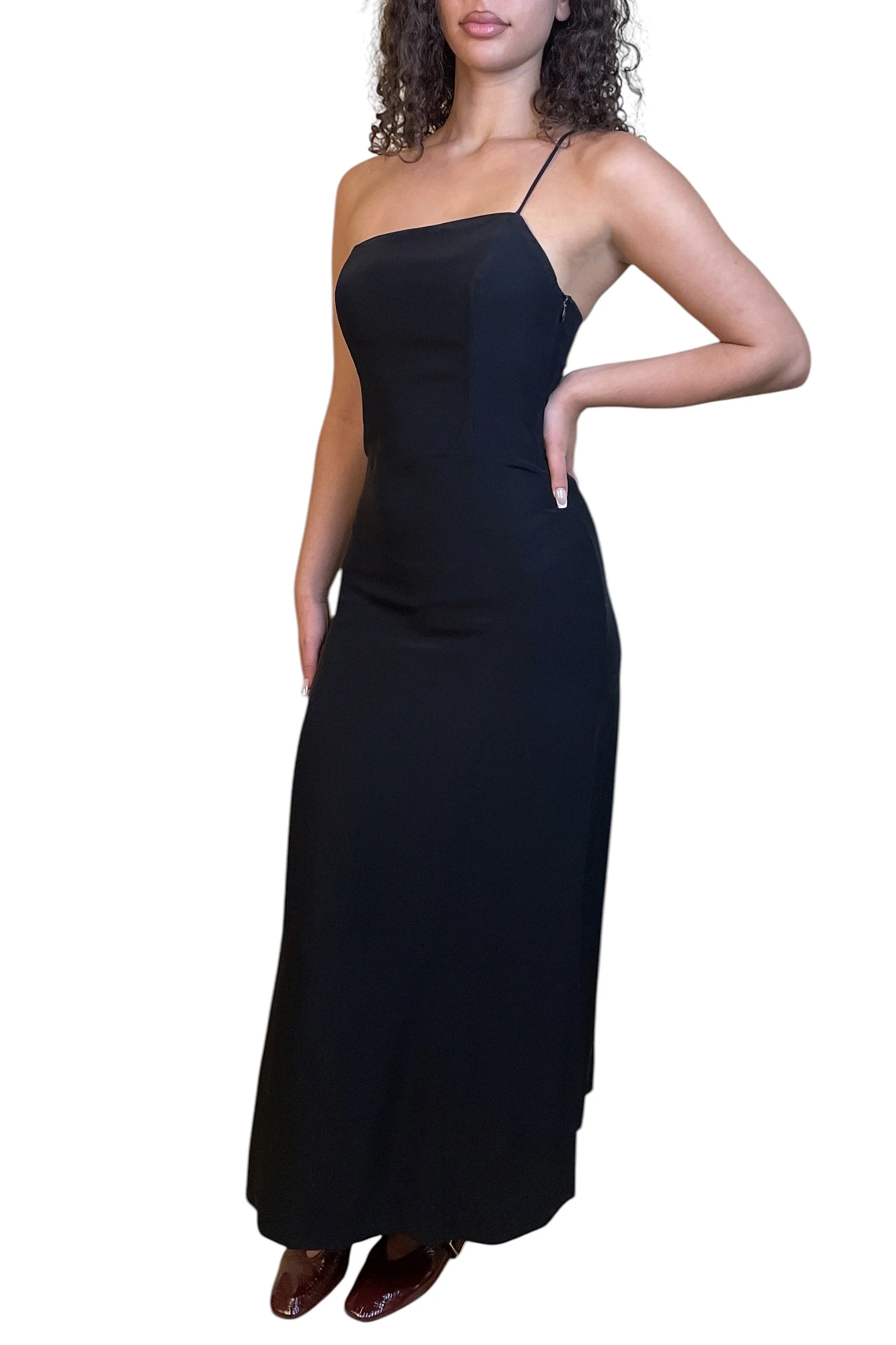 Vintage Future Ozbek Black Nineties Long Dress