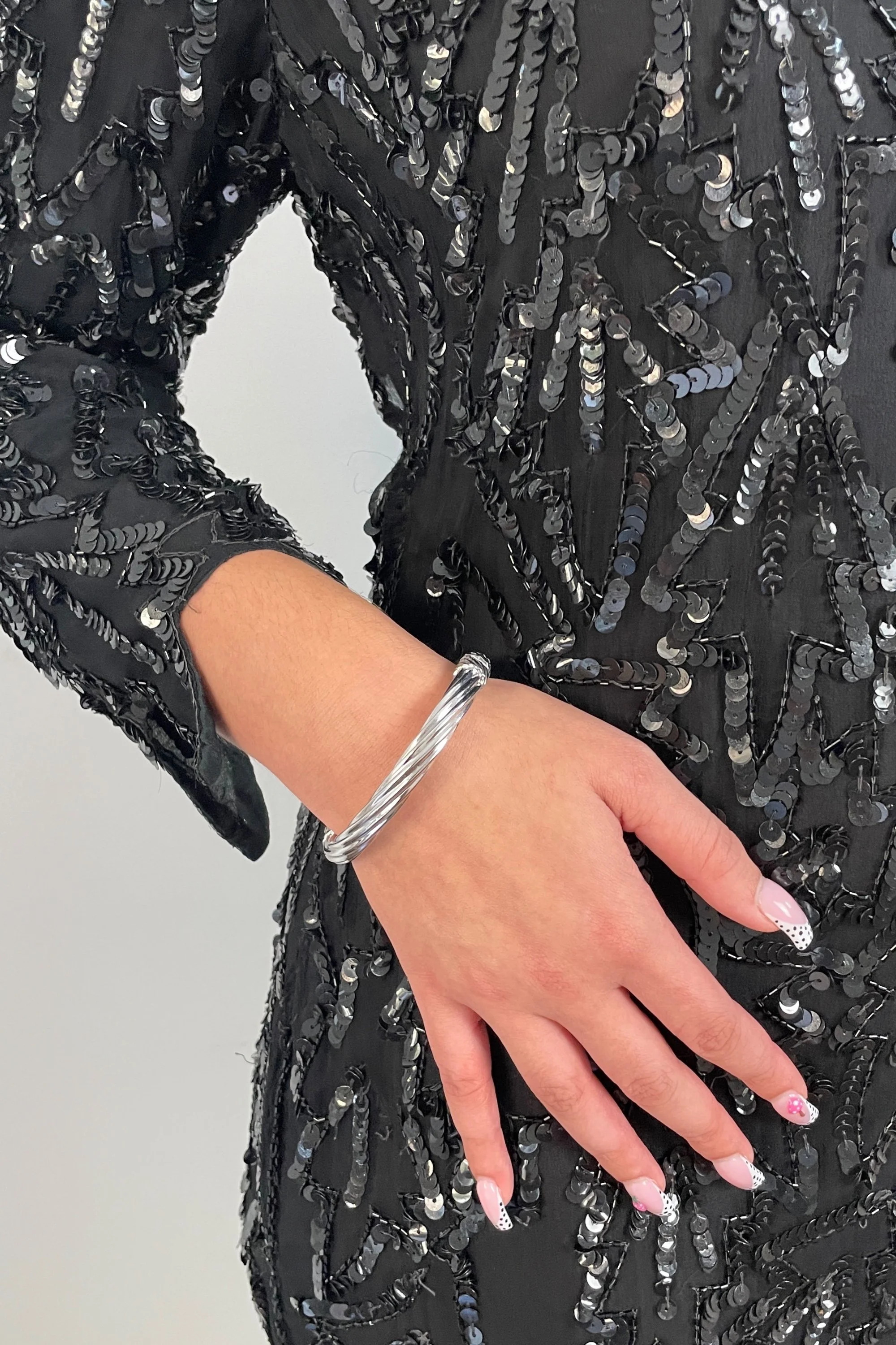 Vintage Silver Bangle Bracelet