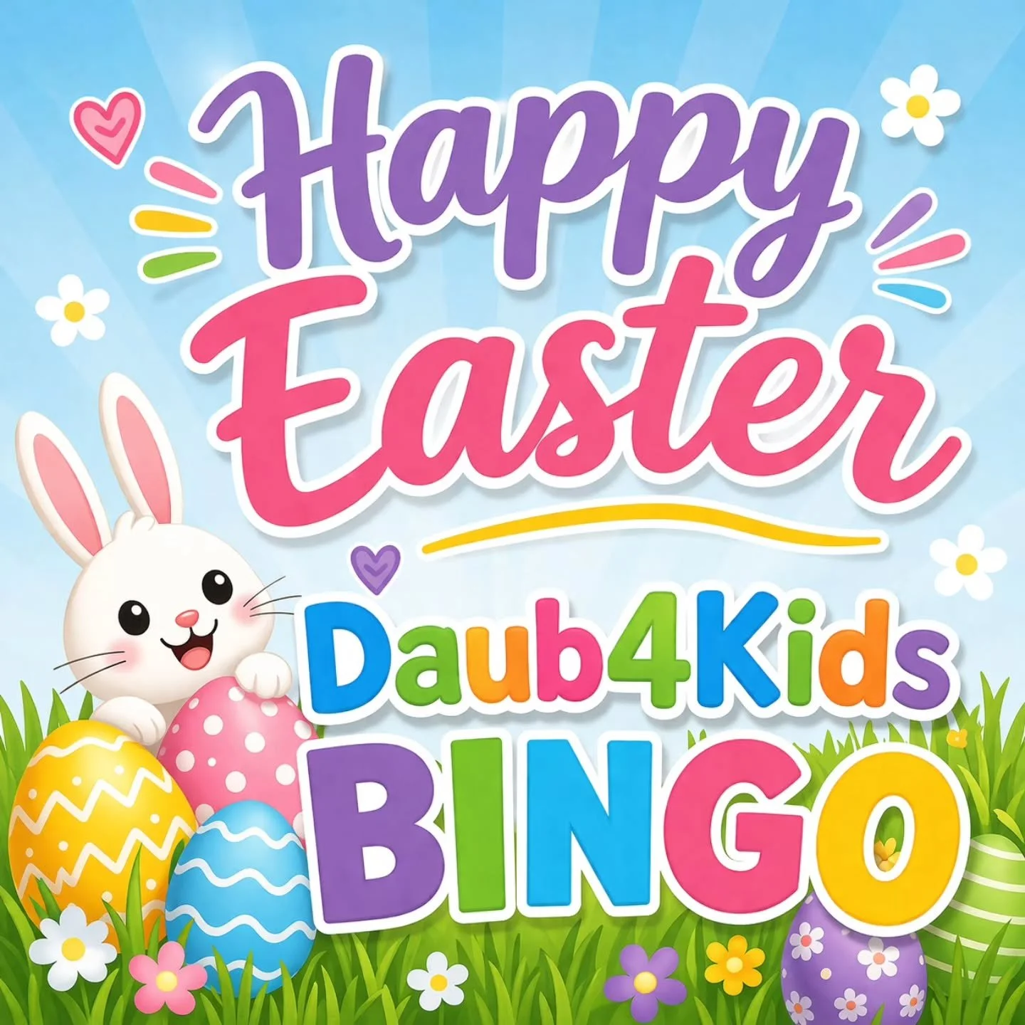 Wishing you all a Happy Easter &hearts;️🐰 
#daub4kids